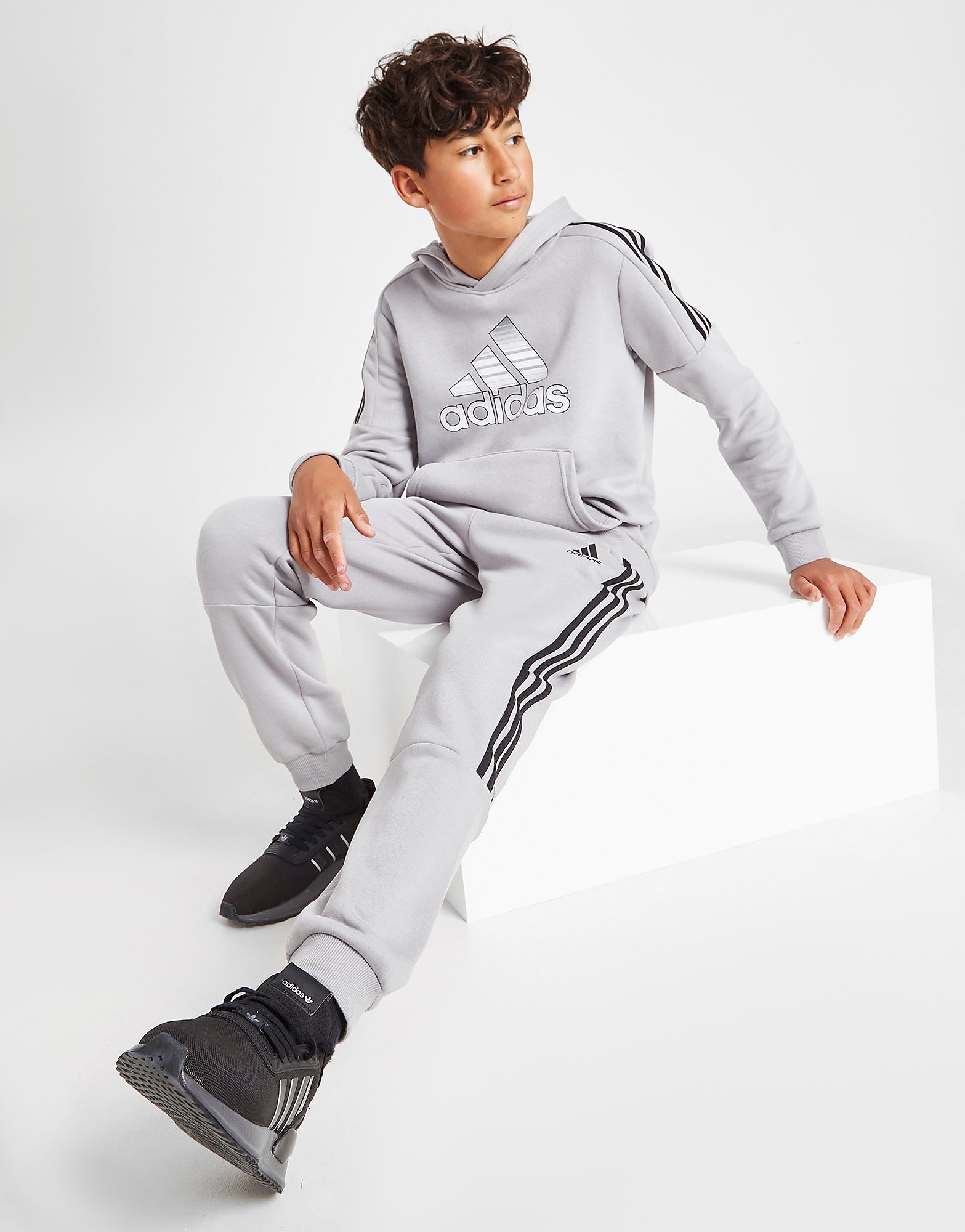 

adidas Fade Tracksuit Junior - Only at JD - Grey - Kids, Grey
