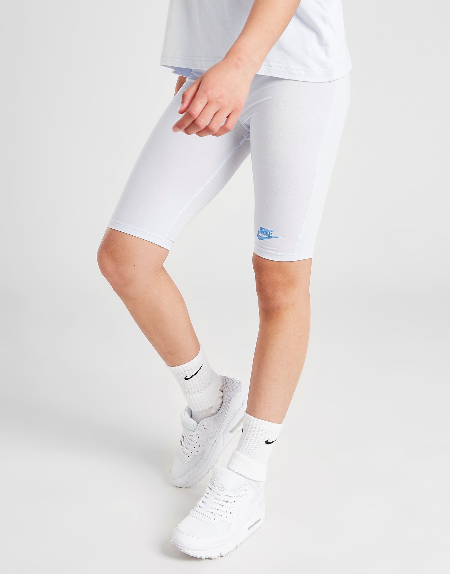

Nike Girls' Sportswear 9" Bike Shorts Junior - Grey - Kids, Grey