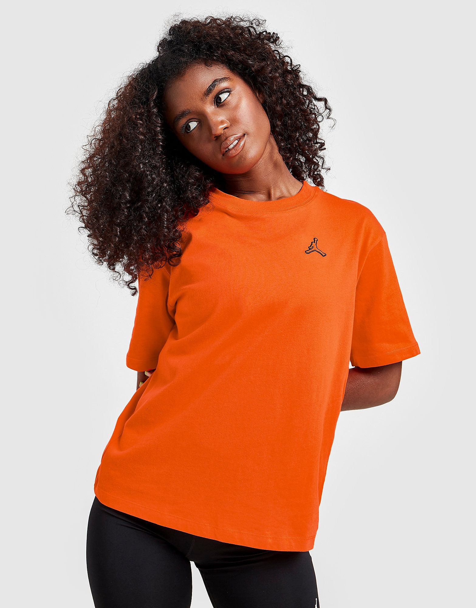 Jordan Essential T-Shirt - Orange - Womens, Orange