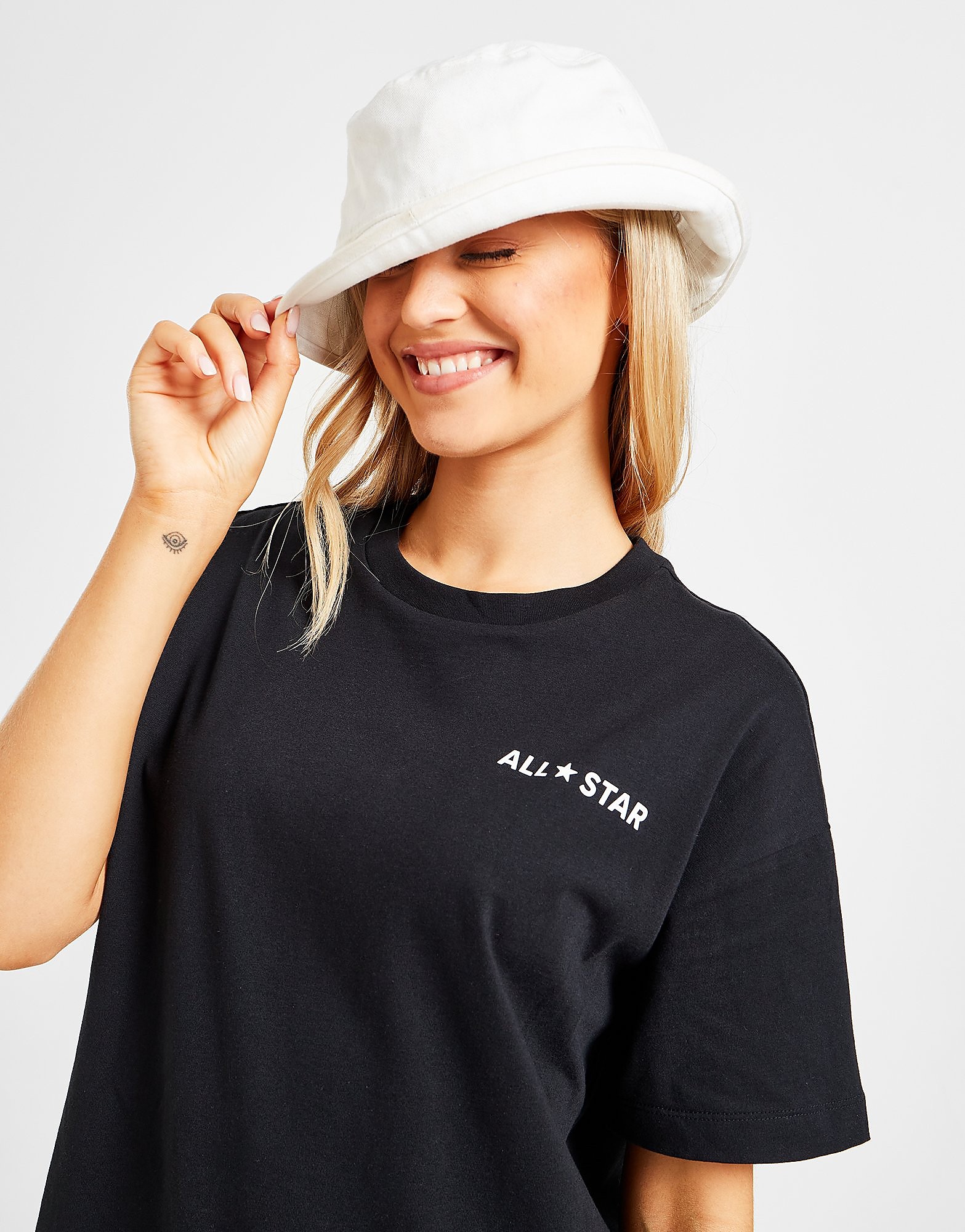 

Converse Oversized Back Logo T-Shirt - Black - Womens, Black