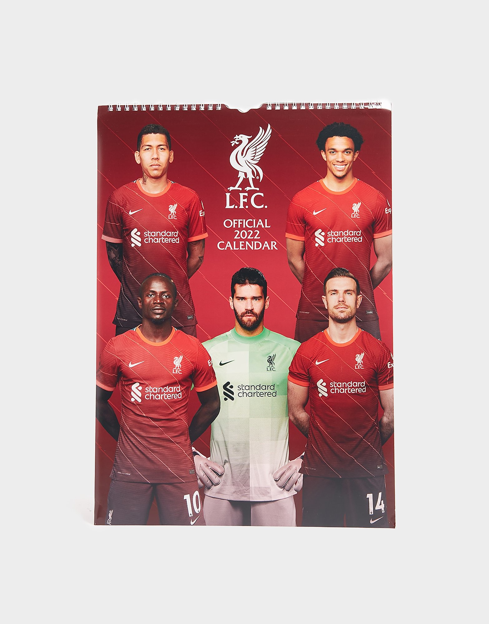 

Official Team Liverpool FC 2022 Calendar - Red - Mens, Red