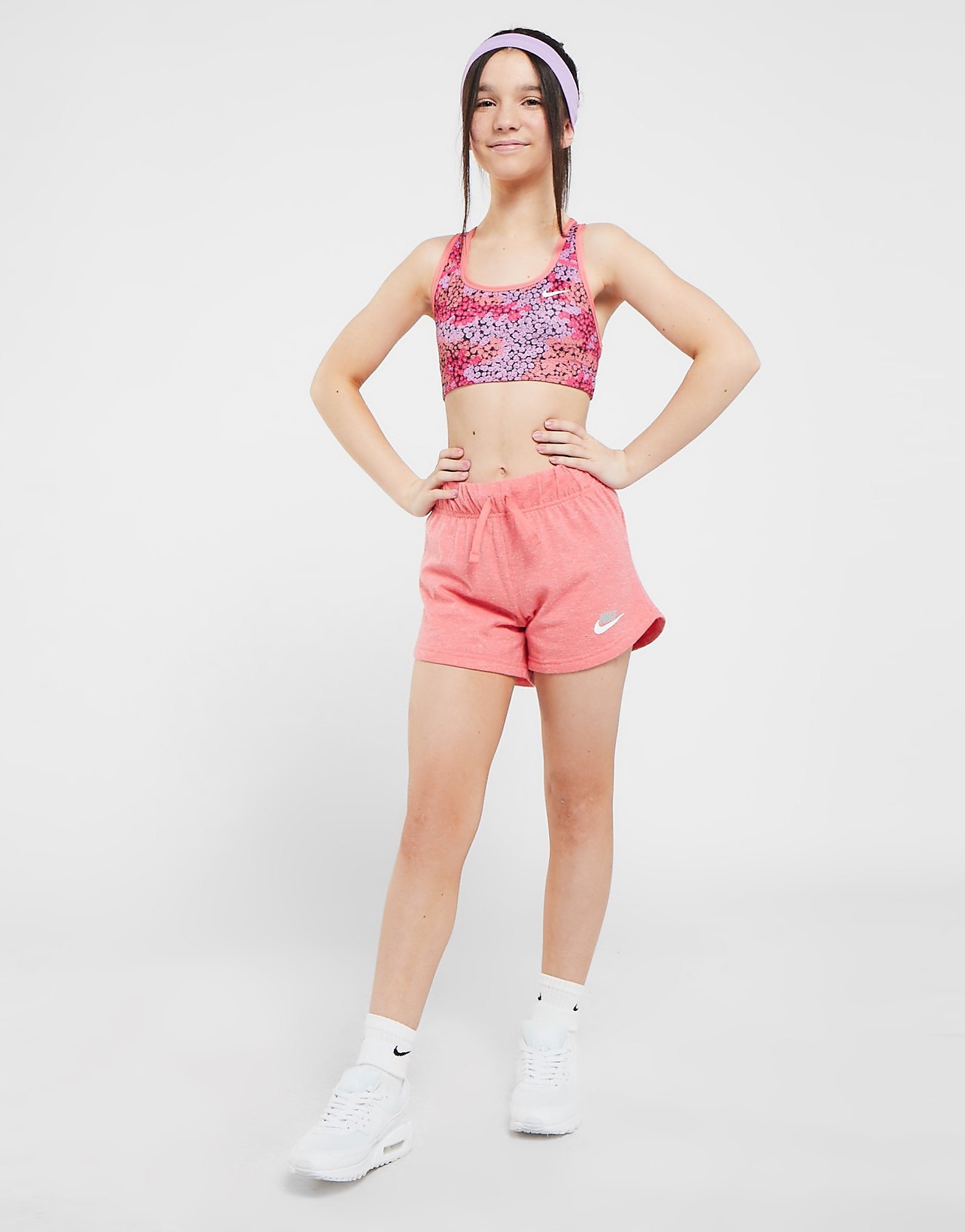 

Nike Girls' Sportswear Jersey Shorts Junior - Pink - Kids, Pink