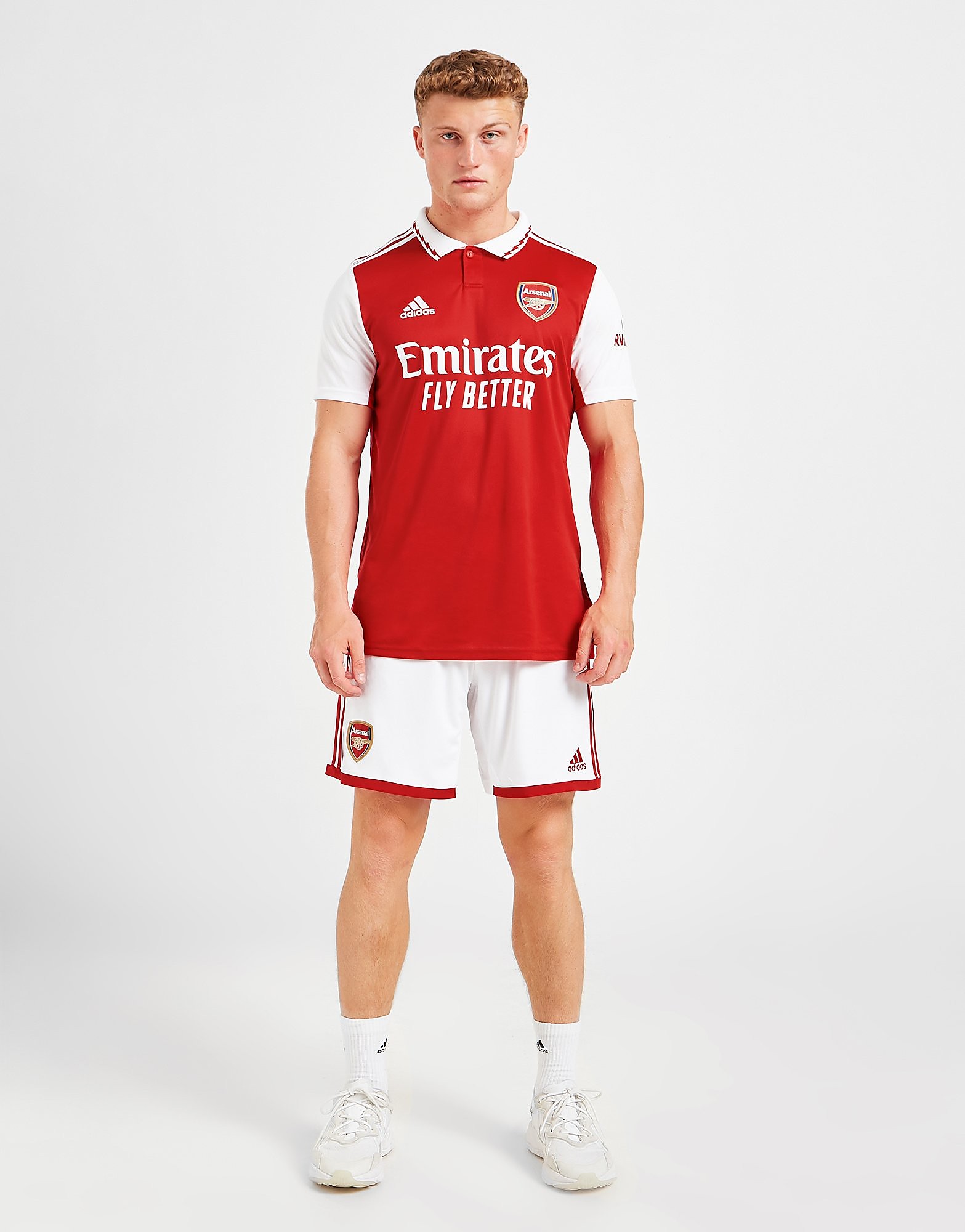 

adidas Arsenal FC 2022/23 Home Shorts - White - Mens, White