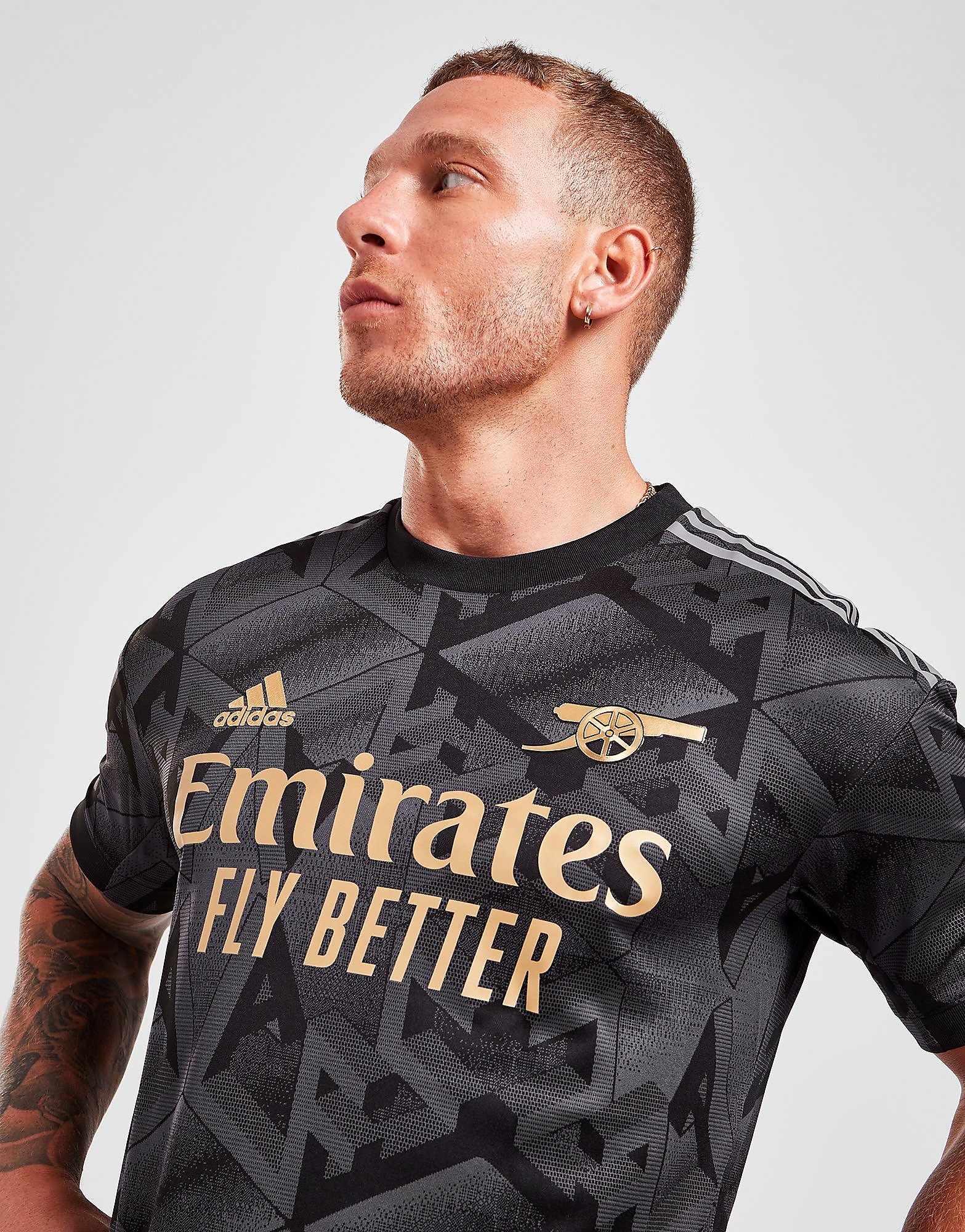 

adidas Arsenal FC 2022/23 Match Away Shirt - Black - Mens, Black