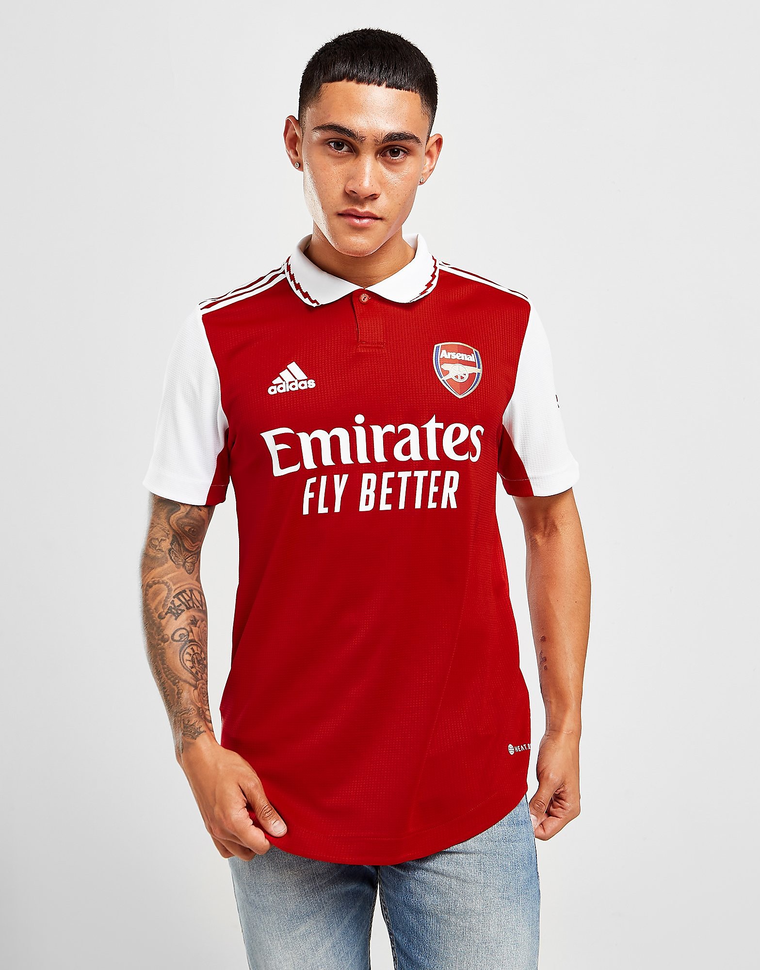 

adidas Arsenal FC 2022/23 Match Home Shirt - Scarlet / White - Mens, Scarlet / White