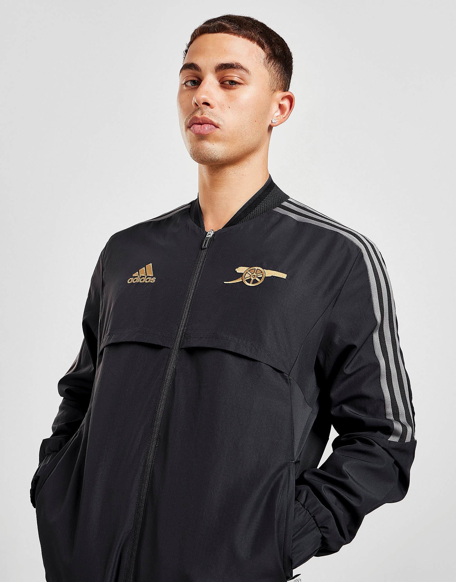 

adidas Arsenal FC 2022/23 Condivo Anthem Jacket - Dark Grey - Mens, Dark Grey