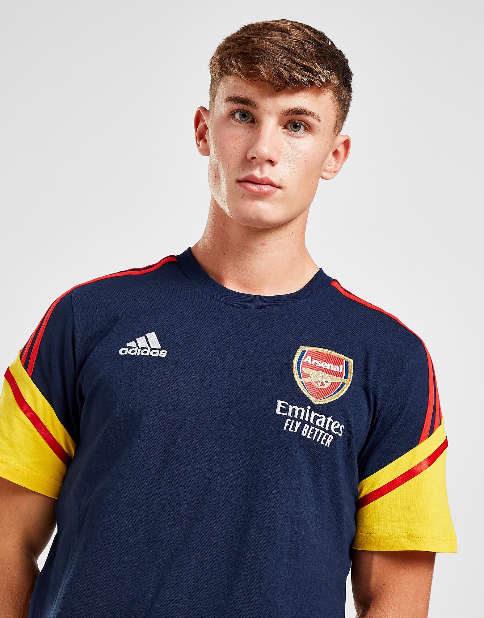 

adidas Arsenal FC Training T-Shirt - Navy - Mens, Navy