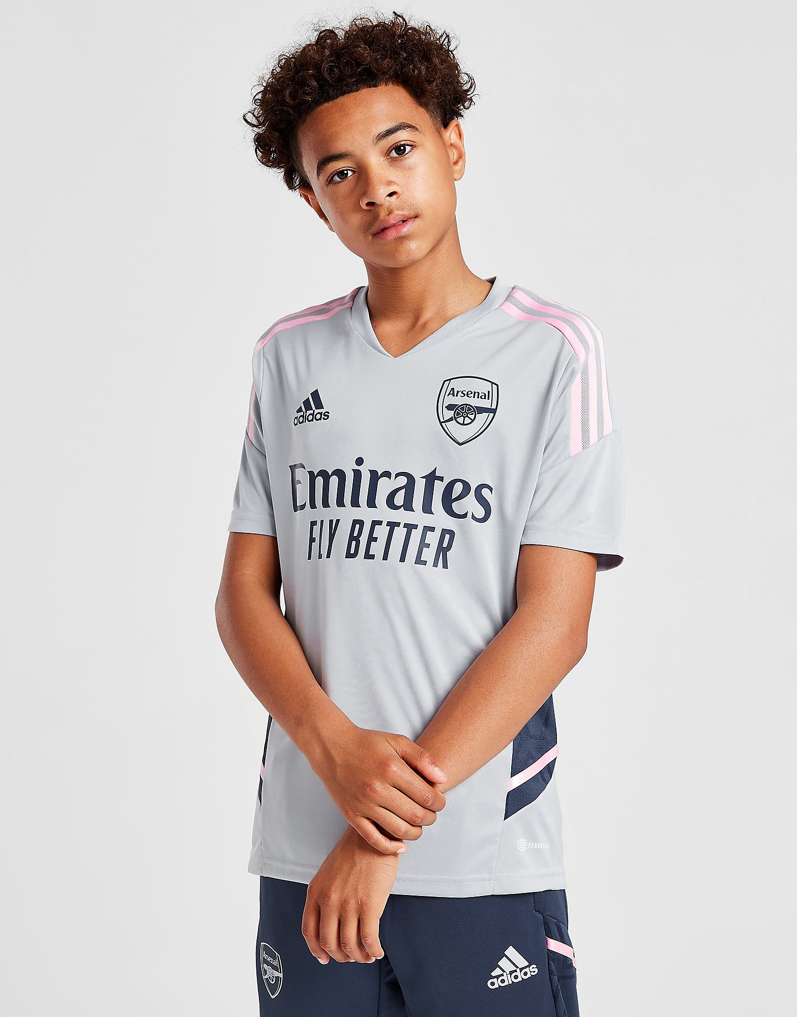 

adidas Arsenal FC Training Shirt Junior - Clear Onix - Kids, Clear Onix