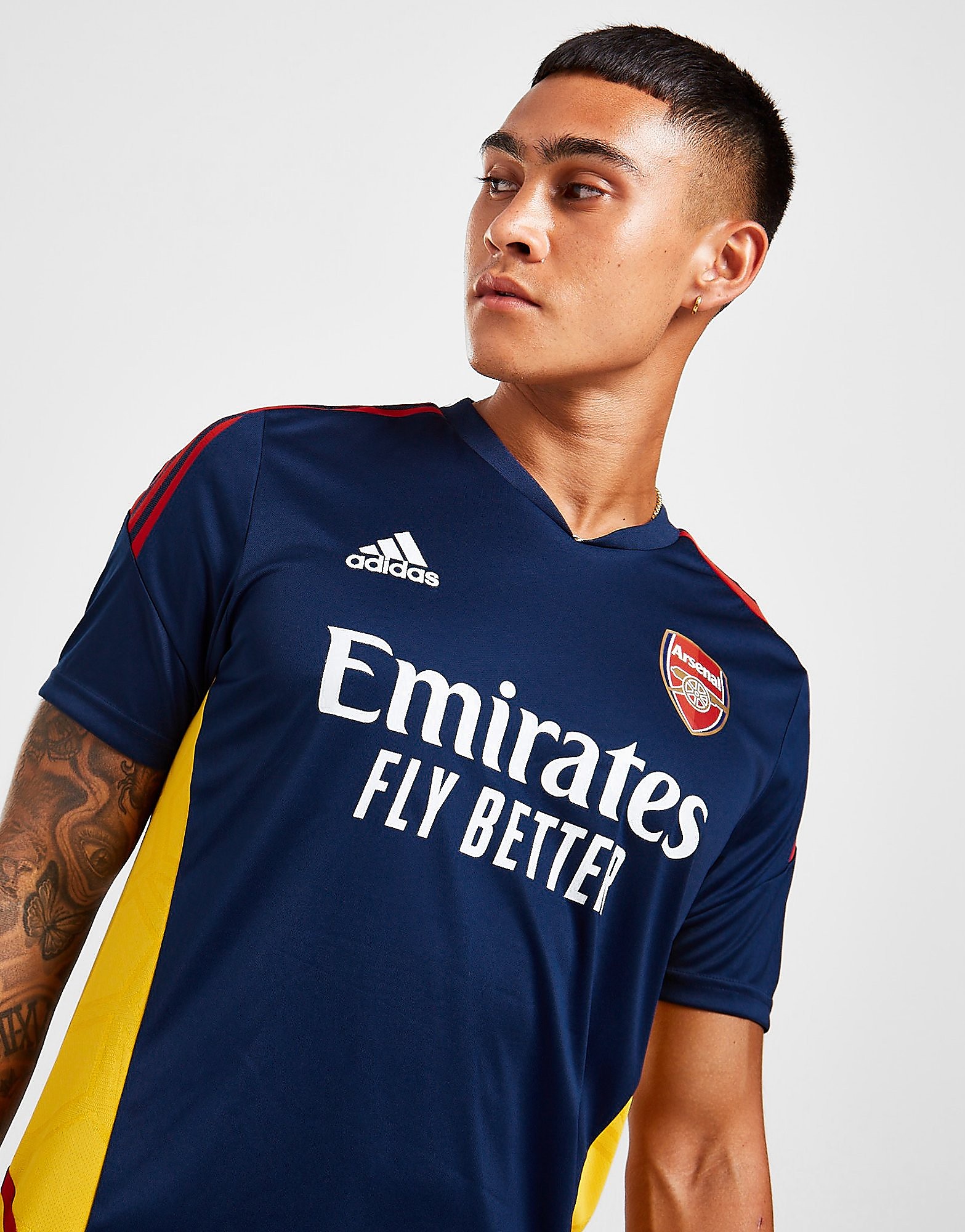 

adidas Arsenal FC Training Shirt - Navy - Mens, Navy