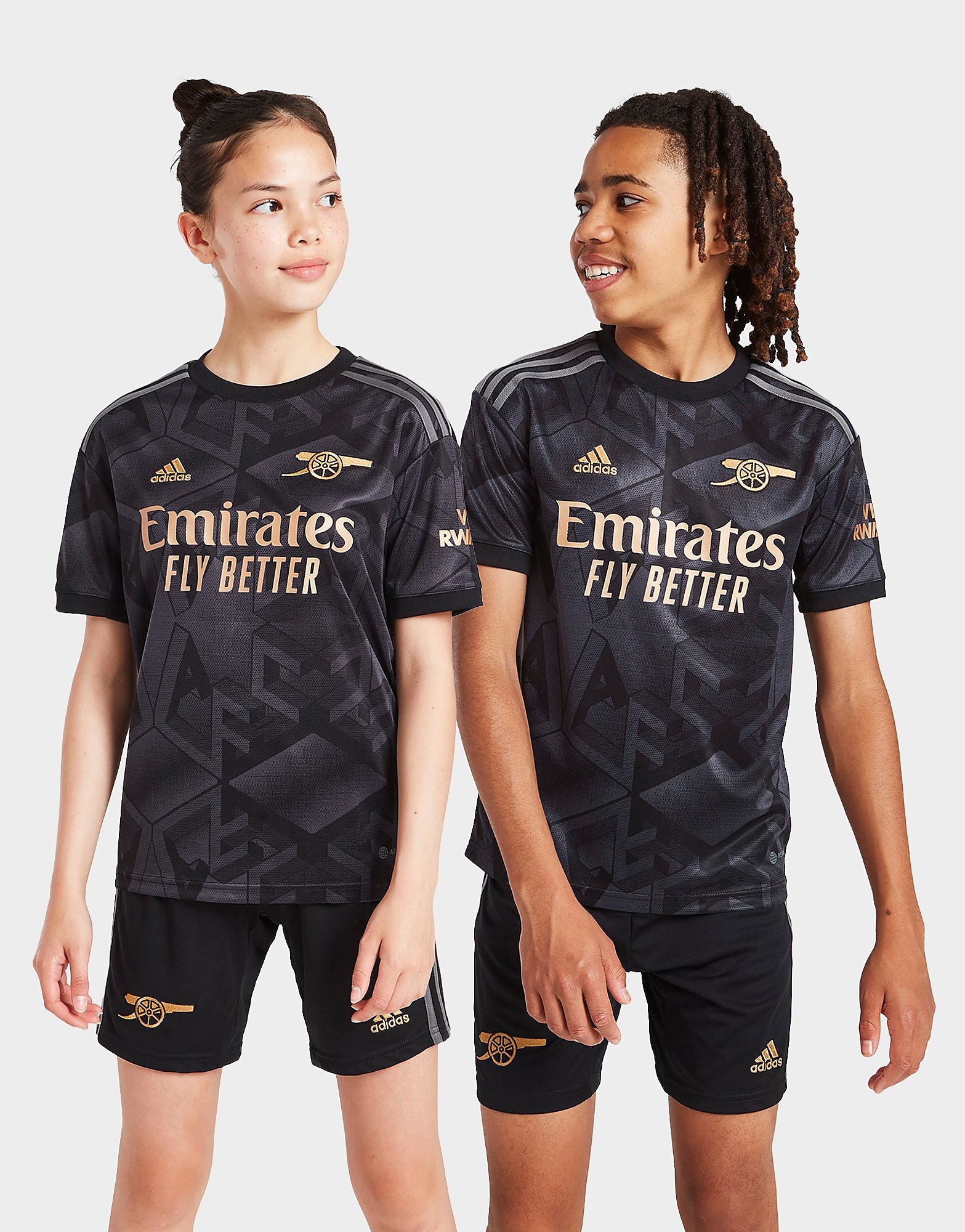 

adidas Arsenal FC 2022/23 Away Shirt Junior - Black - Kids, Black