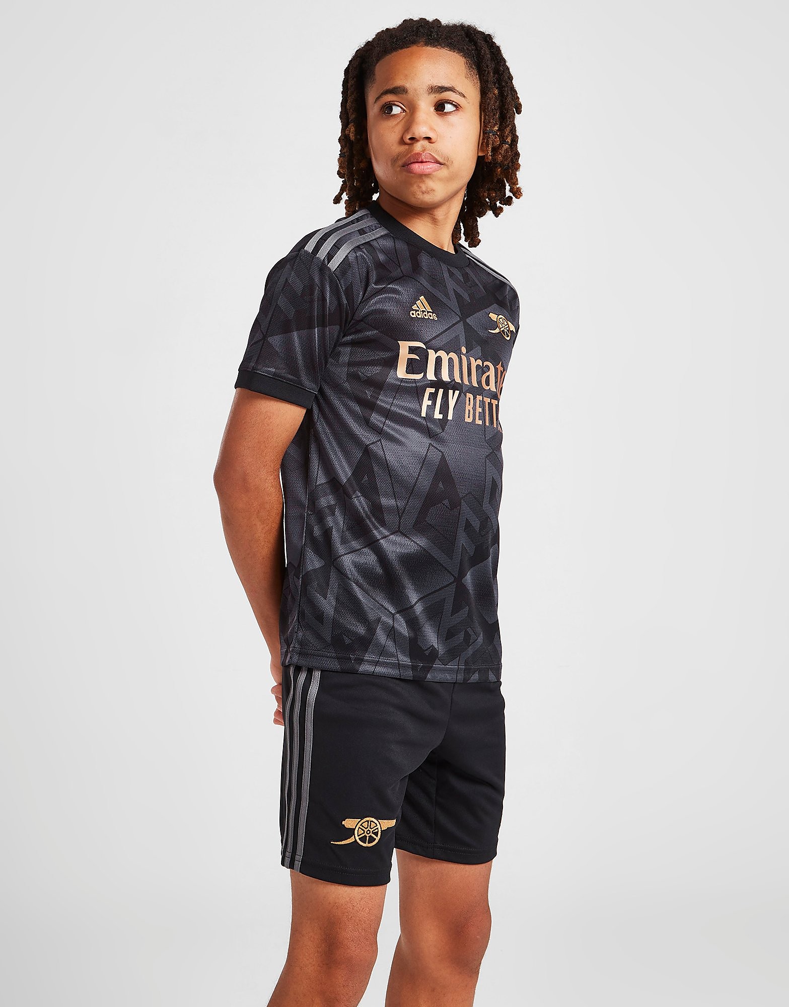 

adidas Arsenal FC 2022/23 Away Shorts Junior - Black - Kids, Black
