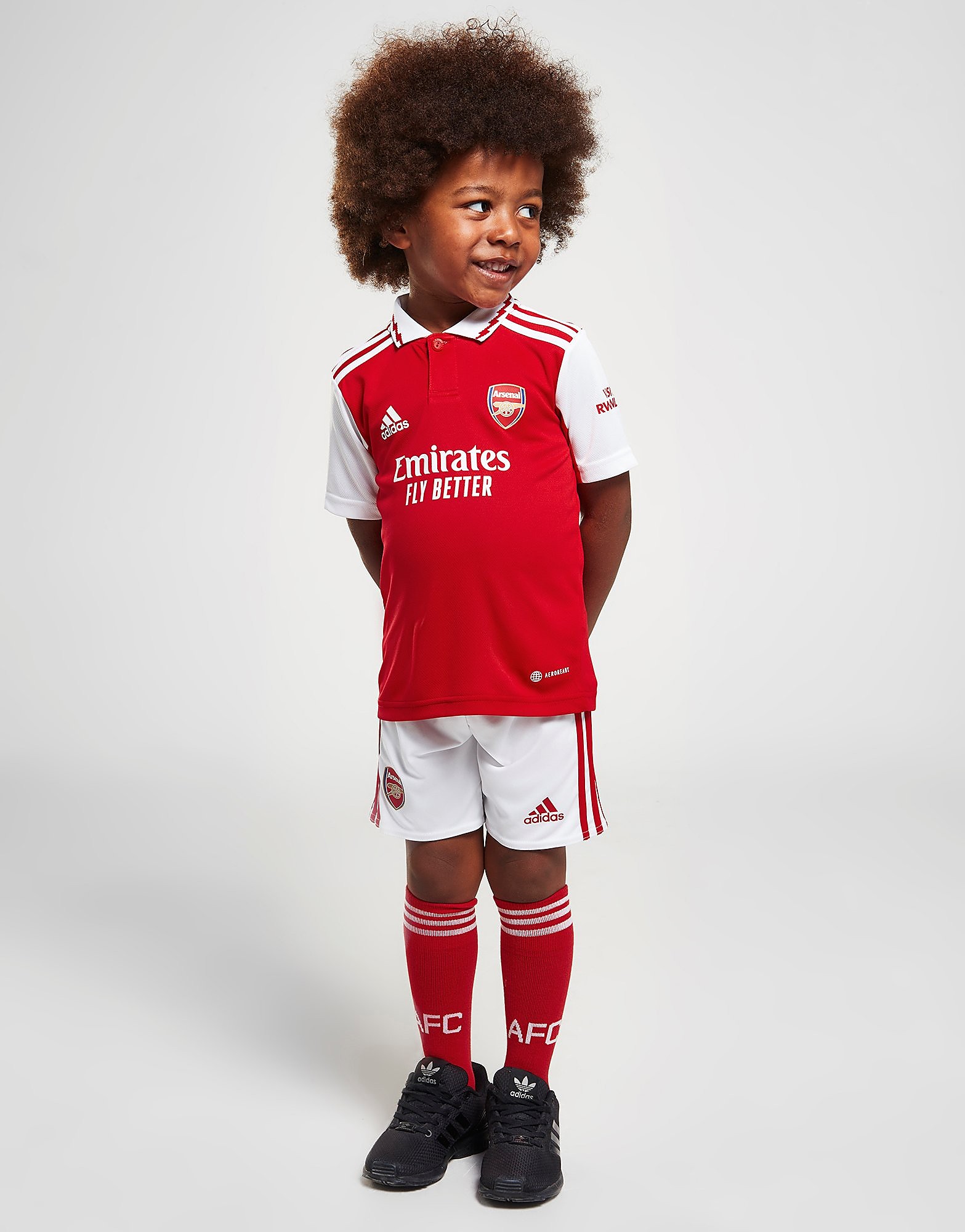 

adidas Arsenal FC 2022/23 Home Kit Children - Scarlet / White - Kids, Scarlet / White