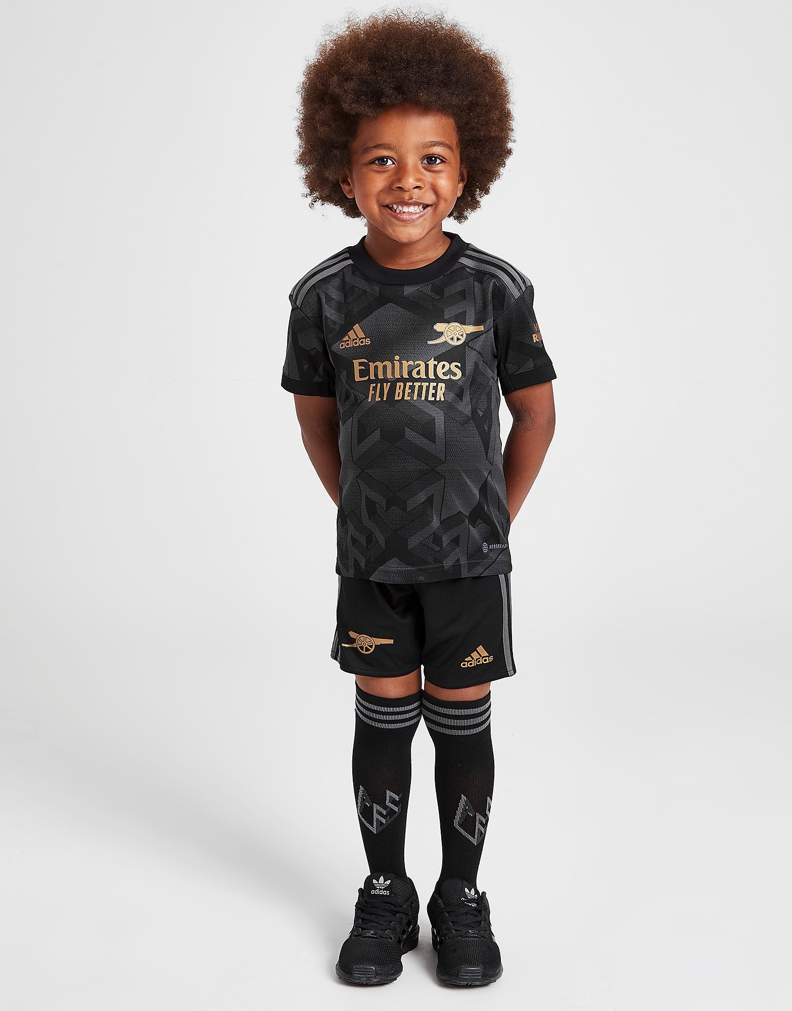 

adidas Arsenal FC 2022/23 Away Kit Children - Black - Kids, Black