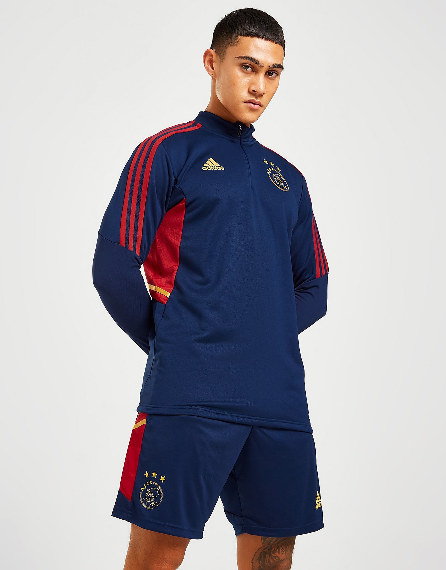 

adidas Ajax Training Shorts - Team Navy Blue 2 - Mens, Team Navy Blue 2