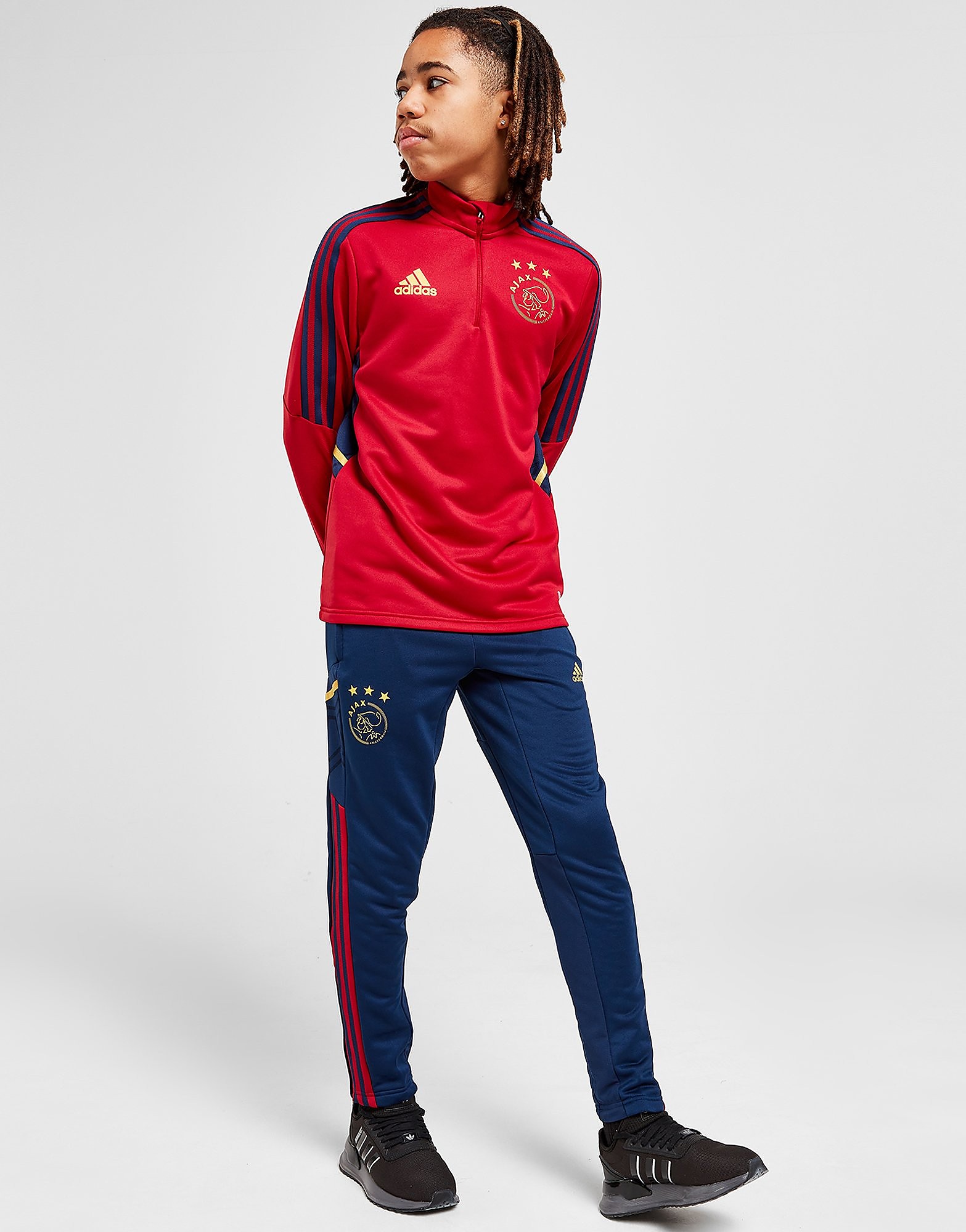 

adidas Ajax Training Track Pants Junior - Team Navy Blue 2 - Kids, Team Navy Blue 2