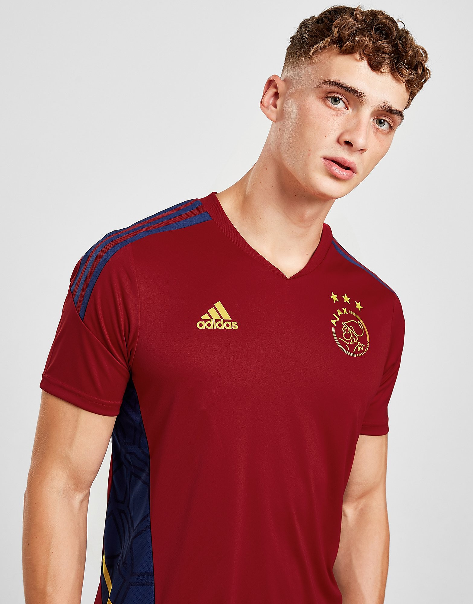 

adidas Ajax Training Shirt - Team Victory Red - Mens, Team Victory Red