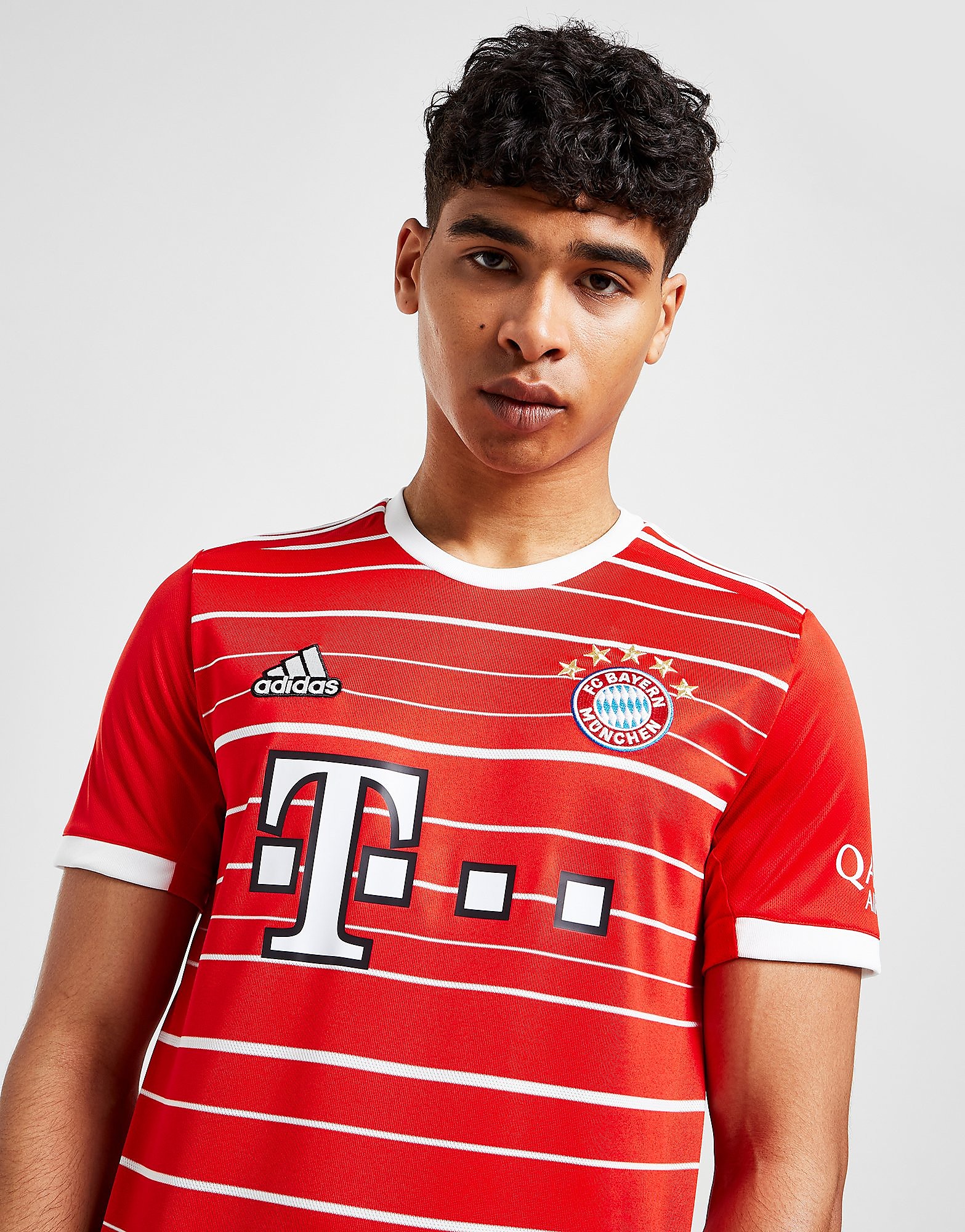 

adidas FC Bayern Munich 2022/23 Home Shirt - Red - Mens, Red