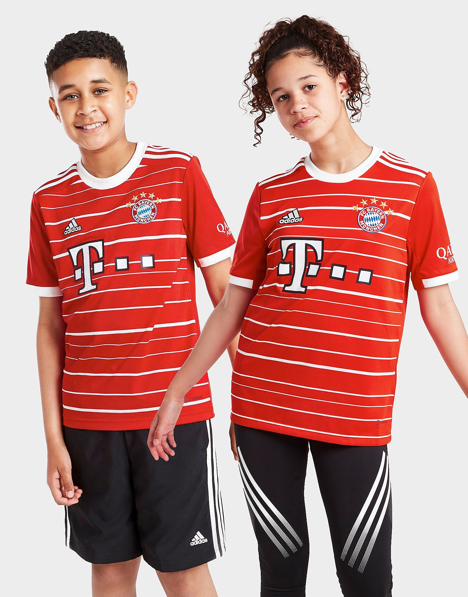 adidas FC Bayern Munich 2022/23 Home Shirt Junior - Red - Kids, Red