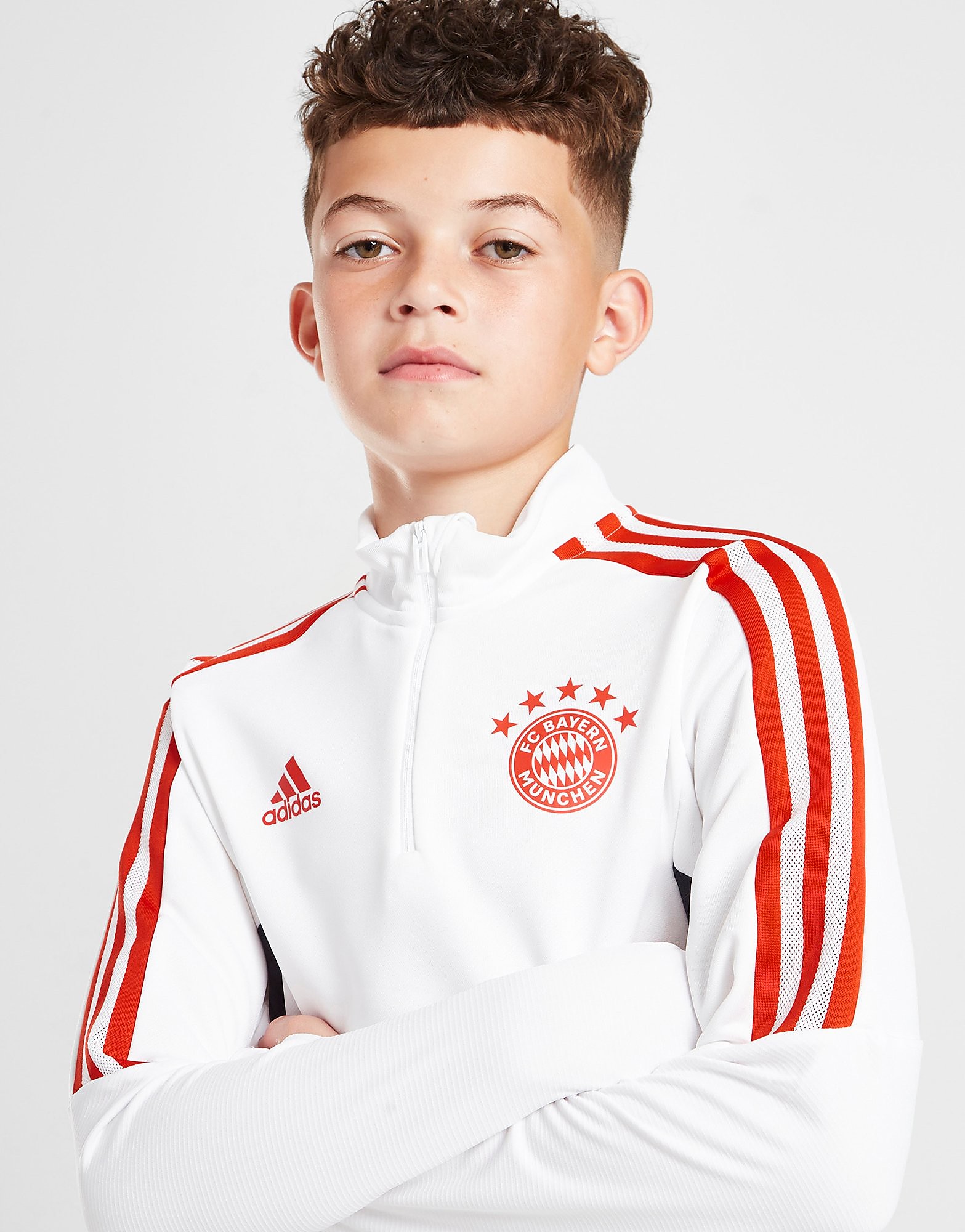 

adidas FC Bayern Munich Training Top Junior - White - Kids, White
