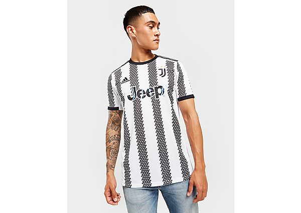 adidas Juventus 2022/23 Home Shirt - White / Black - Mens, White / Black