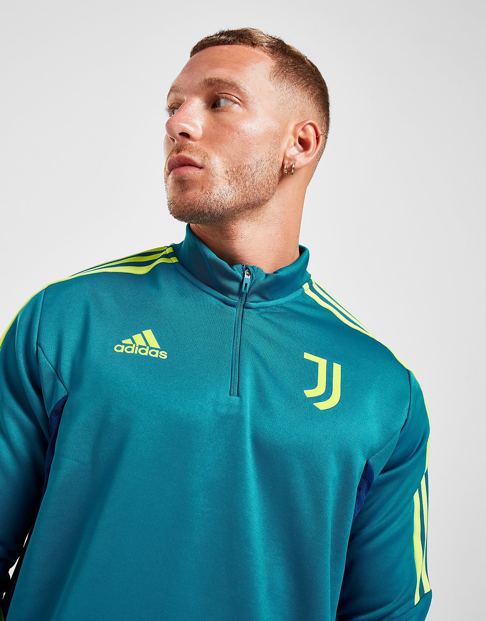 

adidas Juventus Training Top - Active Teal - Mens, Active Teal