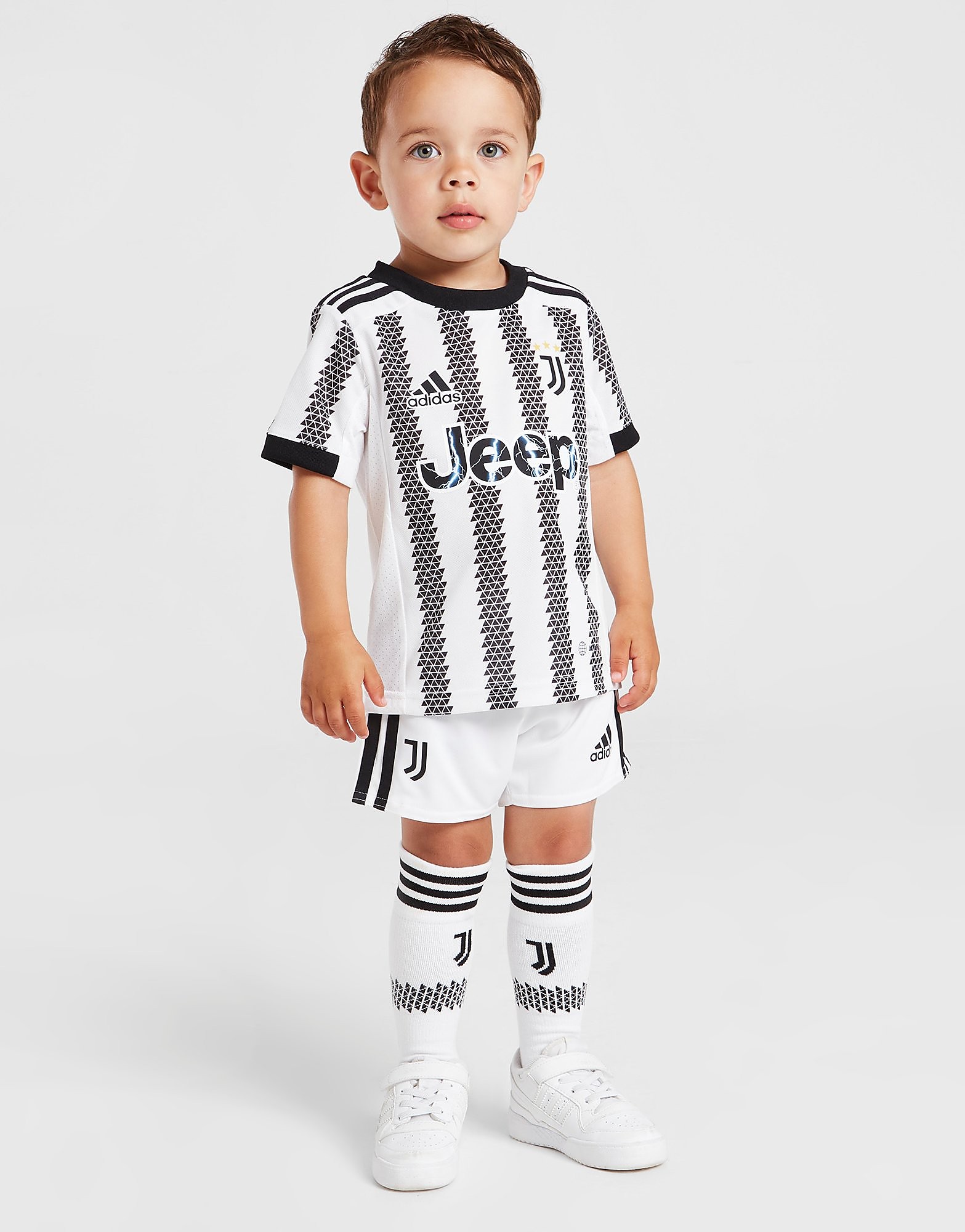 

adidas Juventus 2022/23 Home Kit Children - White / Black - Kids, White / Black