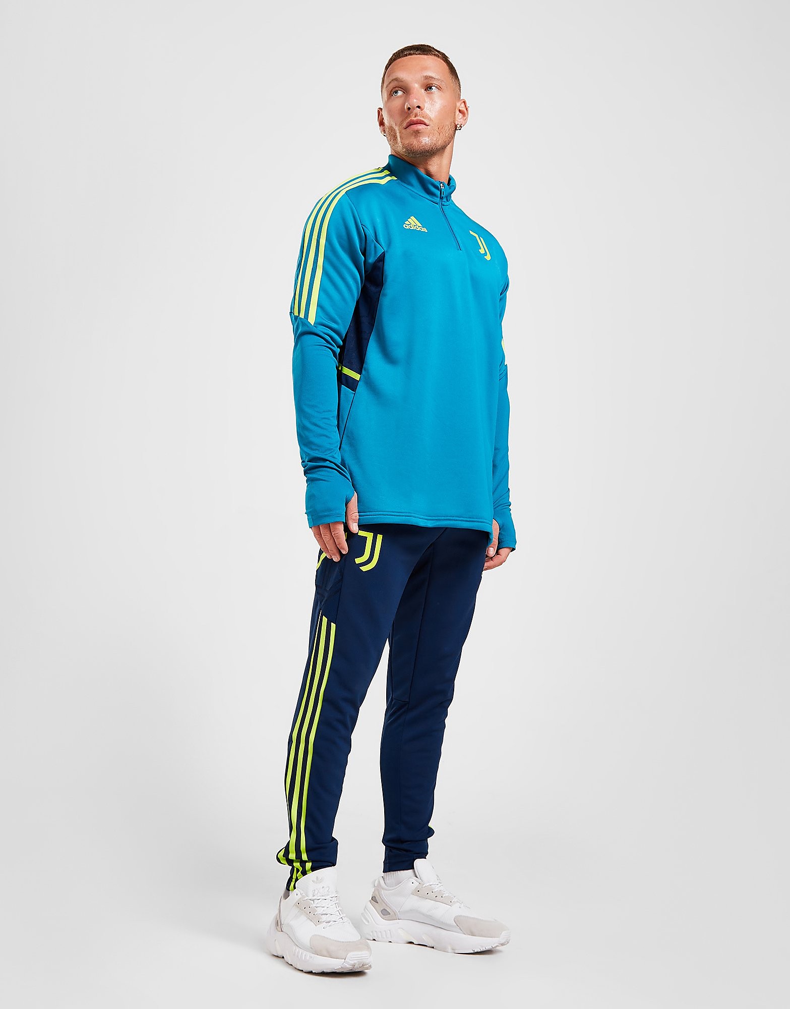 

adidas Juventus Training Pants - Mystery Blue / Semi Solar Slime - Mens, Mystery Blue / Semi Solar Slime