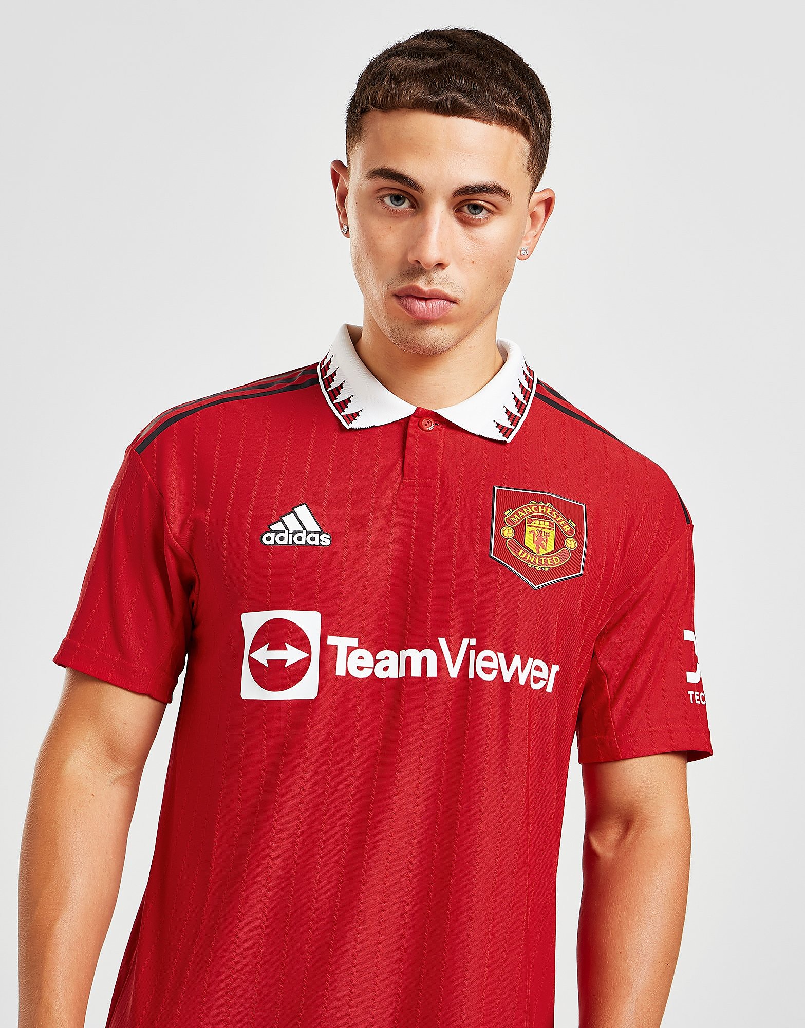 

adidas Manchester United FC 2022/23 Match Home Shirt - Real Red - Mens, Real Red