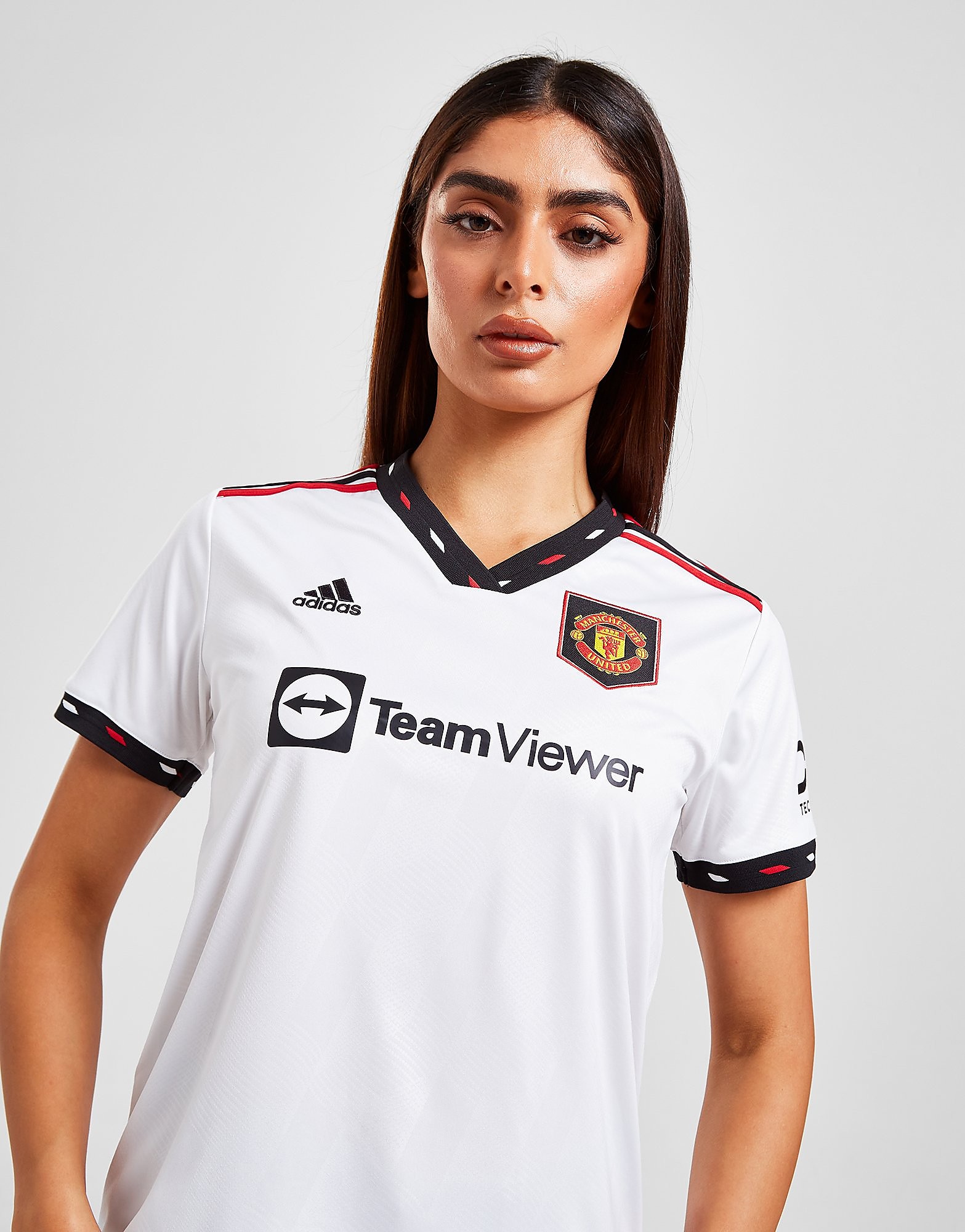 

adidas Manchester United FC 2022/23 Away Shirt Women's - White, White