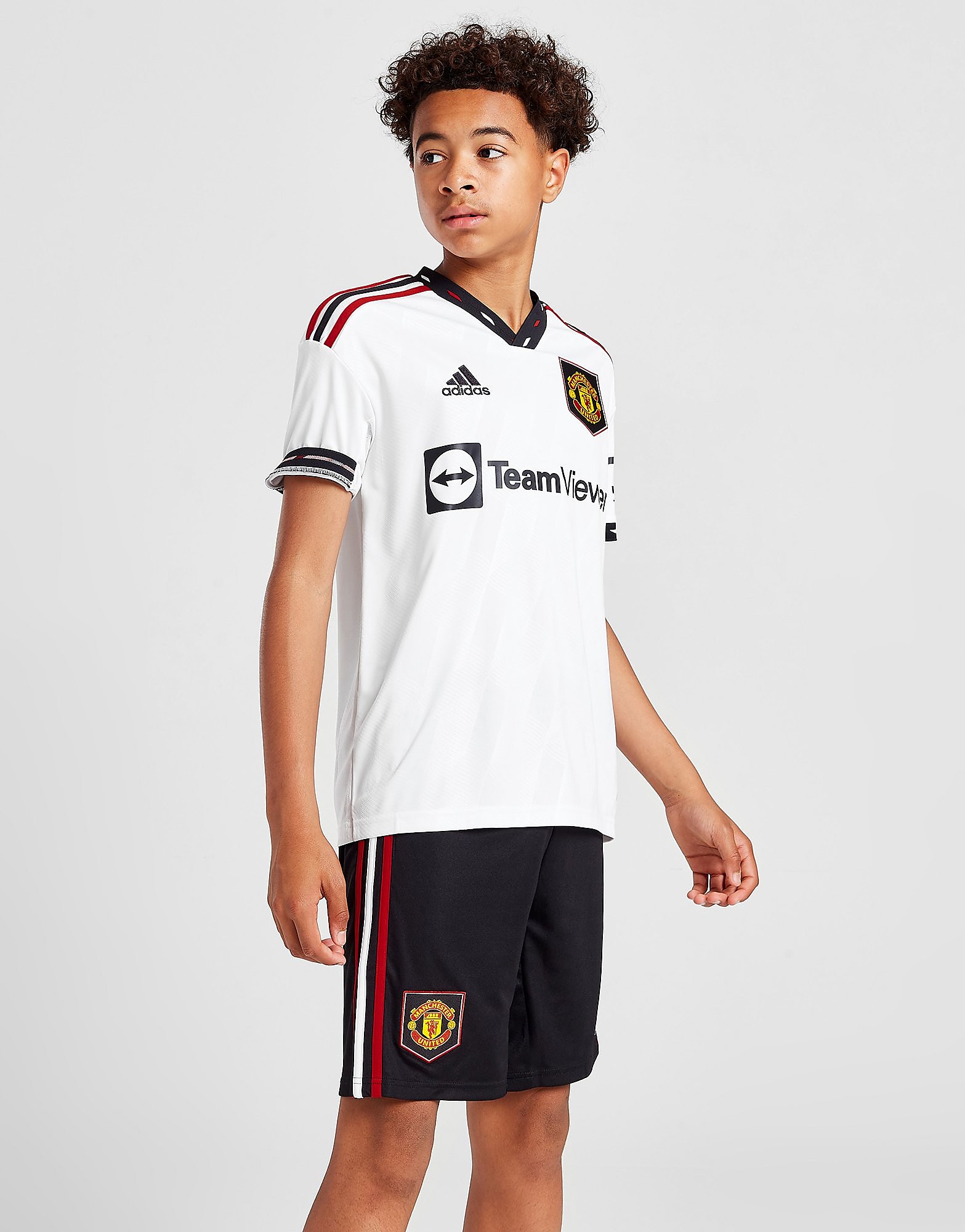 

adidas Manchester United FC 2022/23 Away Shorts Junior - Black - Kids, Black