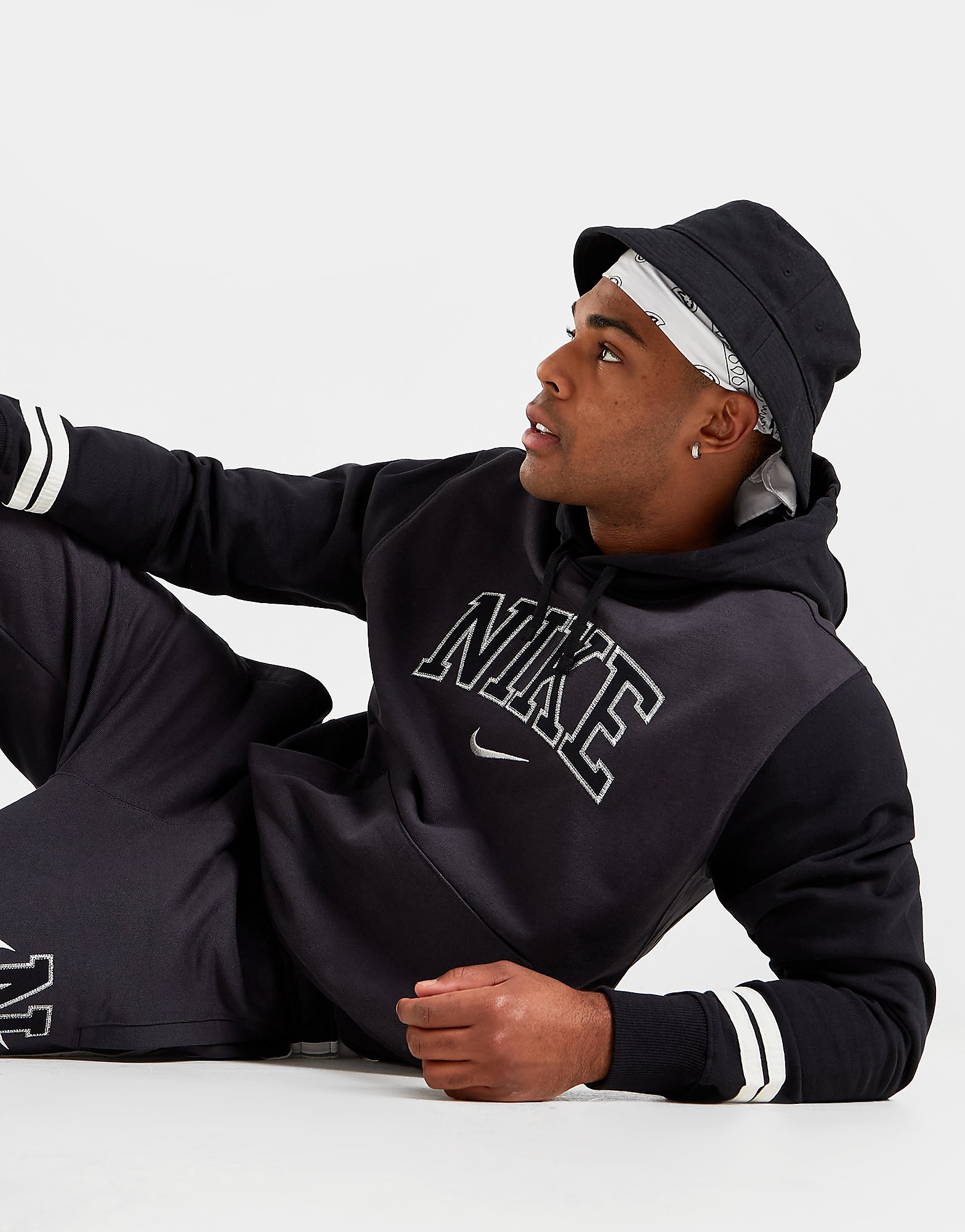 

Nike Sportswear Fleece Hoodie - Off-Noir/Black - Mens, Off-Noir/Black