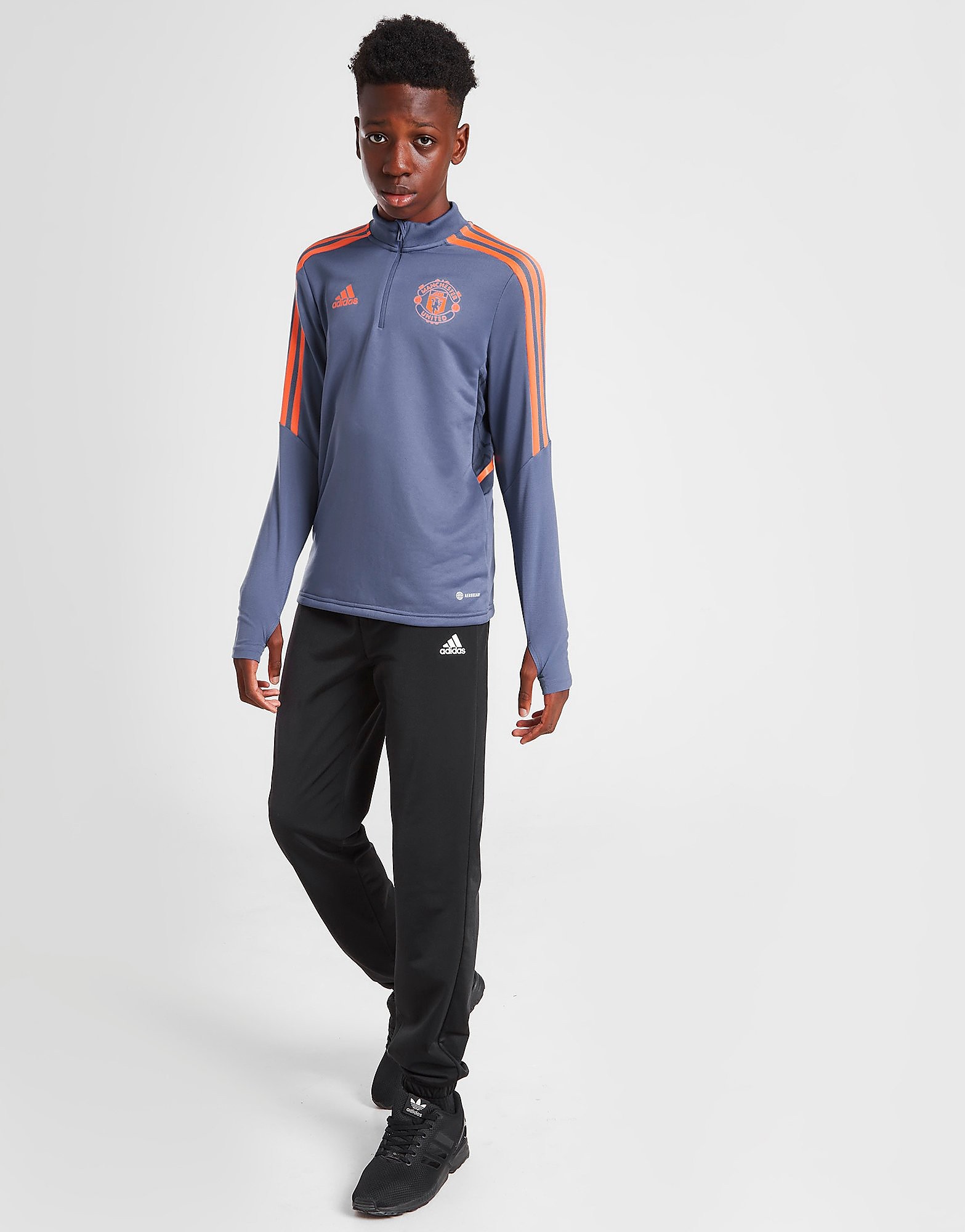 

adidas Manchester United FC Training Top Junior - Crew Blue - Kids, Crew Blue