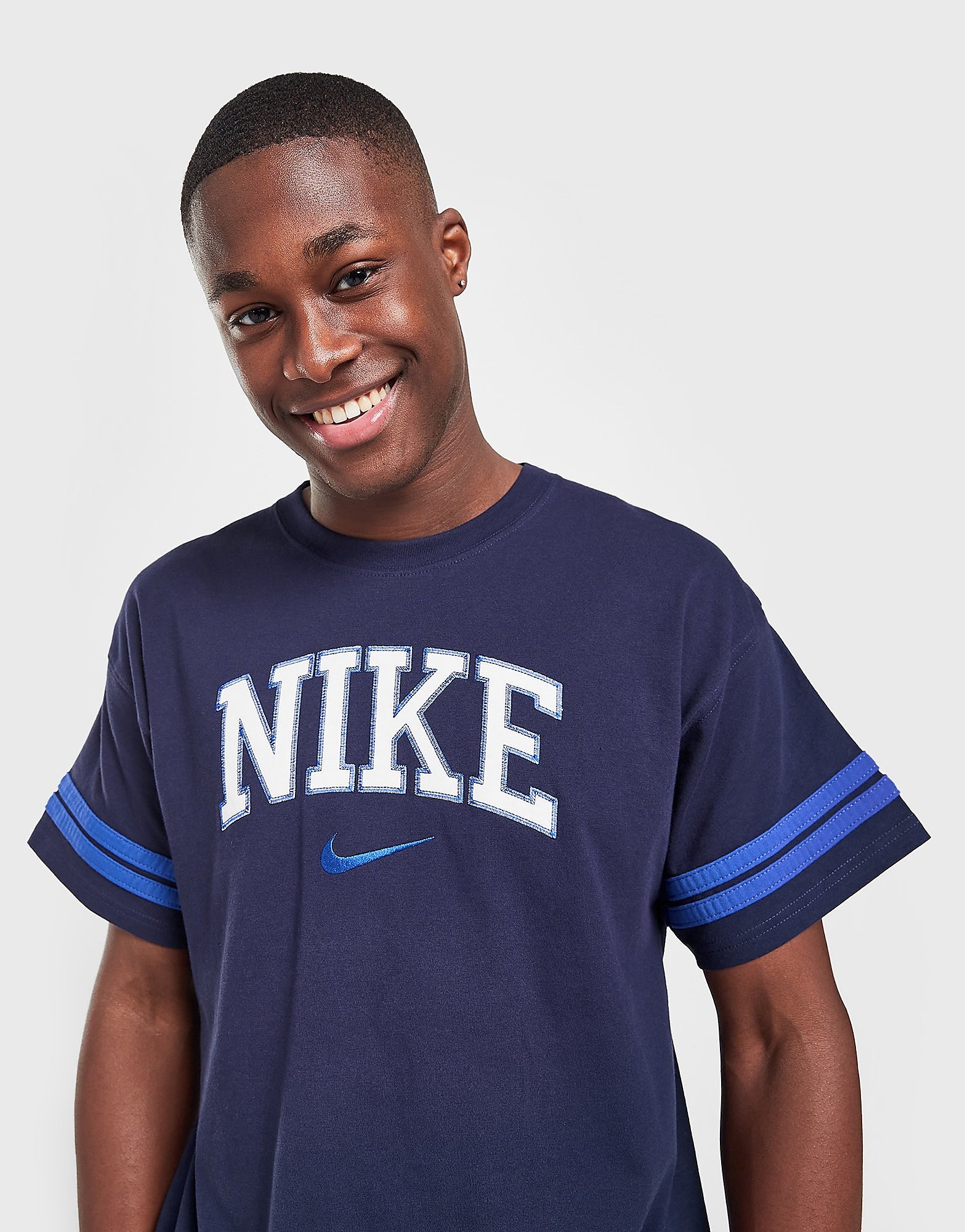 

Nike Retro T-Shirt - Blackened Blue, Blackened Blue