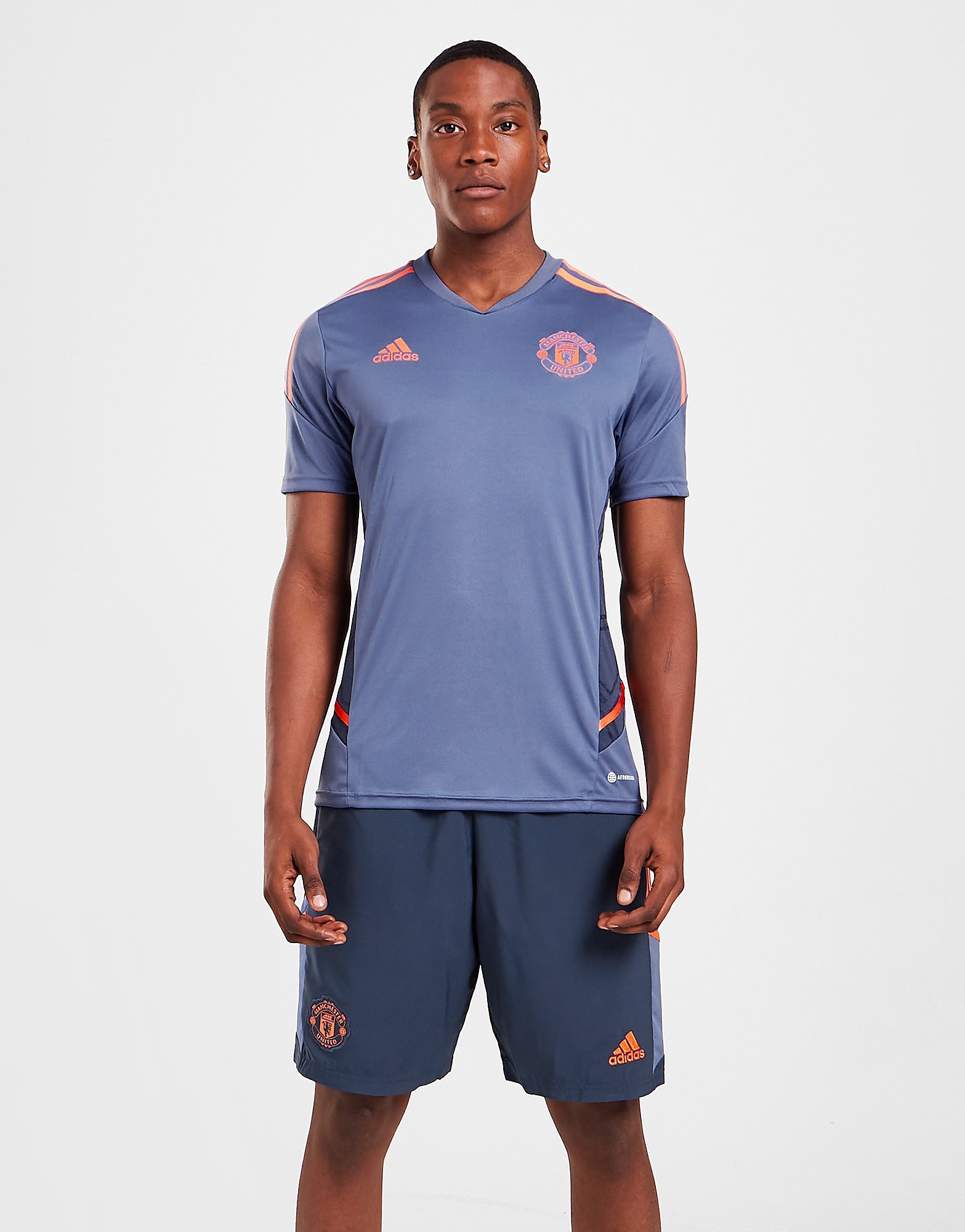 

adidas Manchester United FC Downtime Shorts - Navy - Mens, Navy