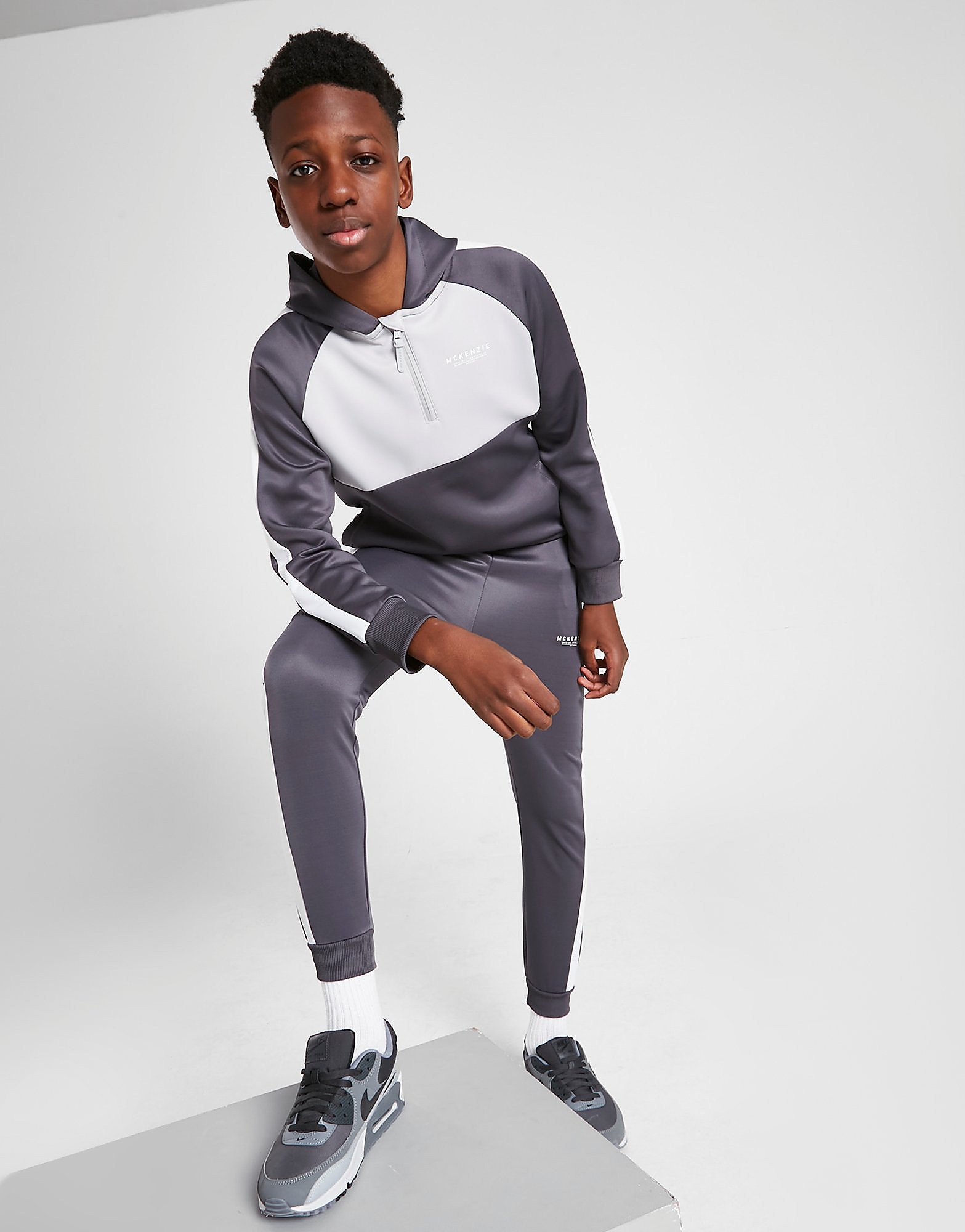

McKenzie Exhil Poly Tracksuit Junior - Grey - Kids, Grey