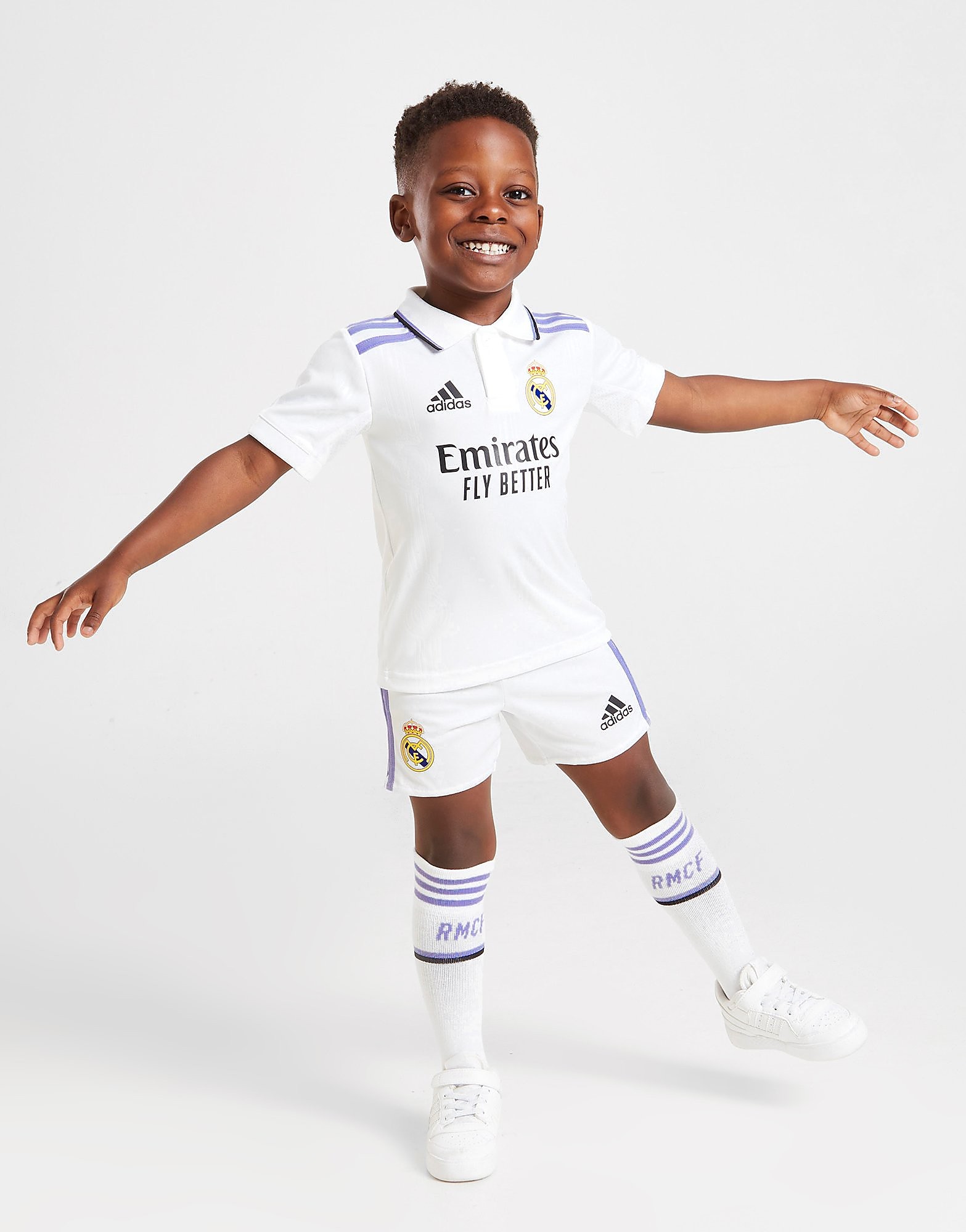 

adidas Real Madrid 2022/23 Home Kit Children - White - Kids, White