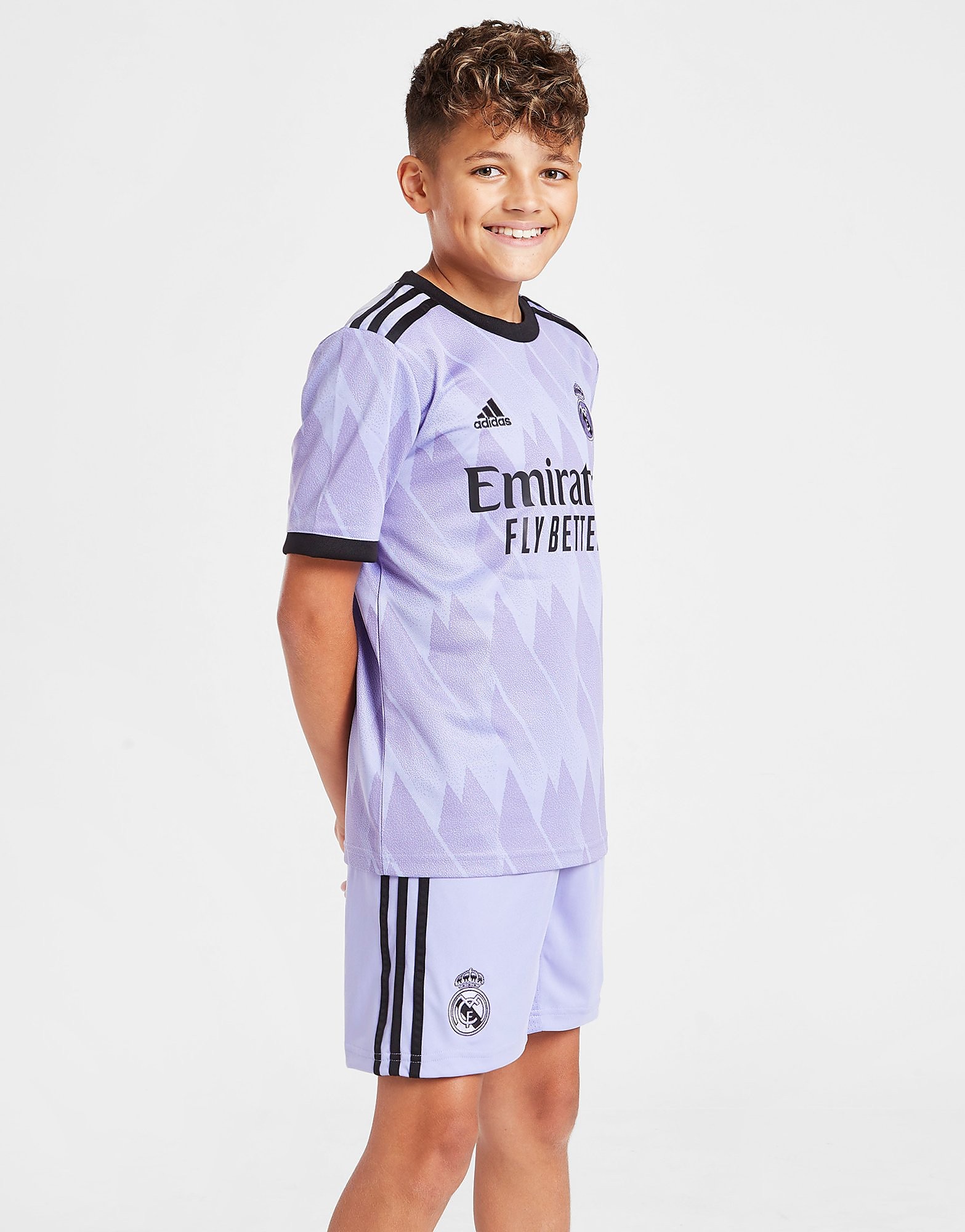 

adidas Real Madrid 2022/23 Away Shorts Junior - Light Purple - Kids, Light Purple