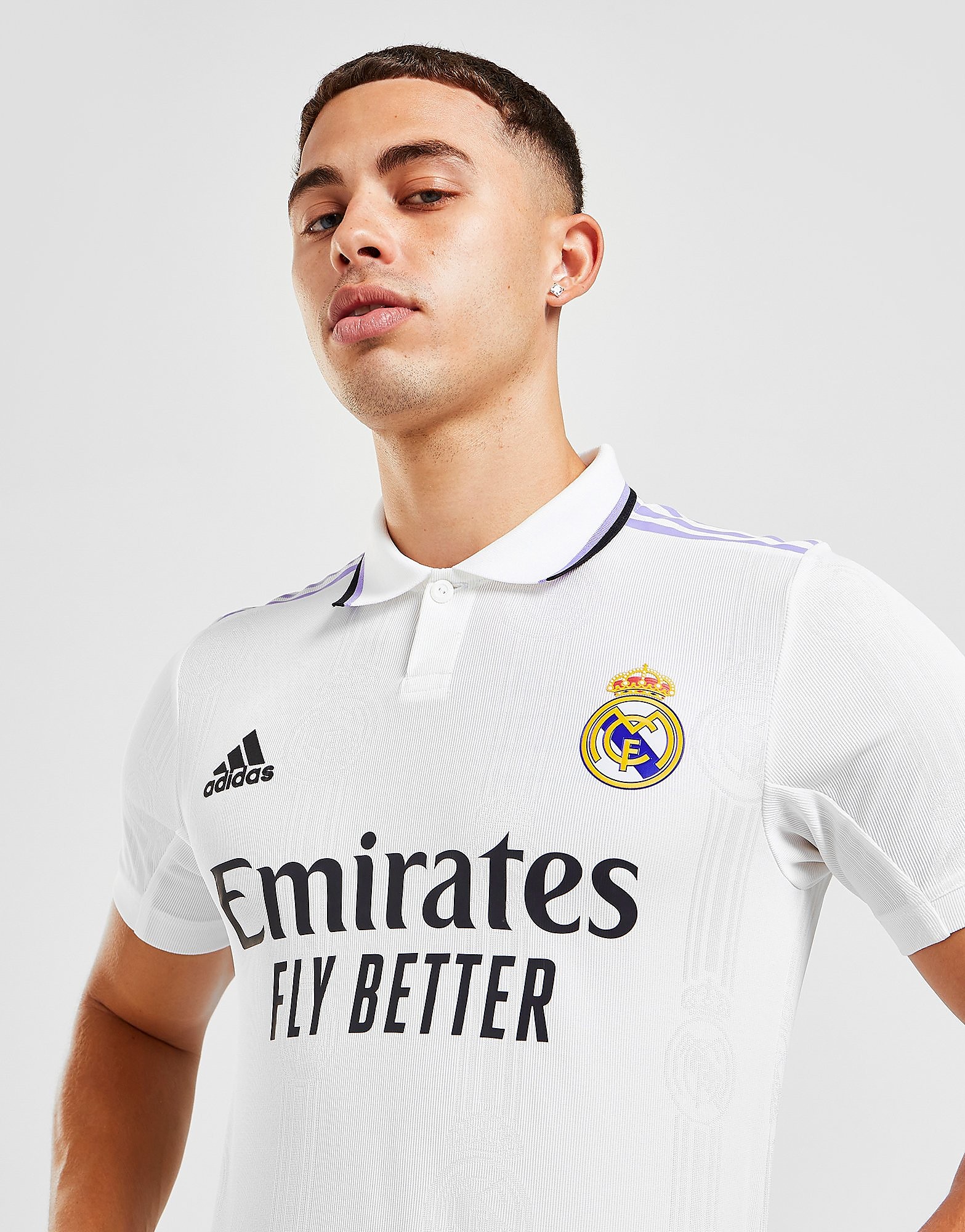 

adidas Real Madrid 2022/23 Match Home Shirt - White - Mens, White