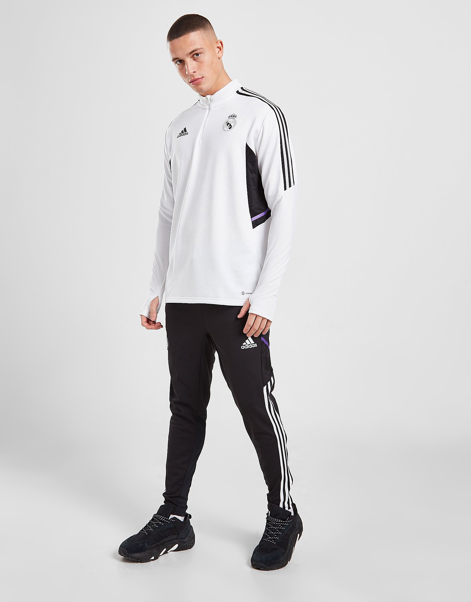 

adidas Real Madrid Training Track Pants - Black - Mens, Black