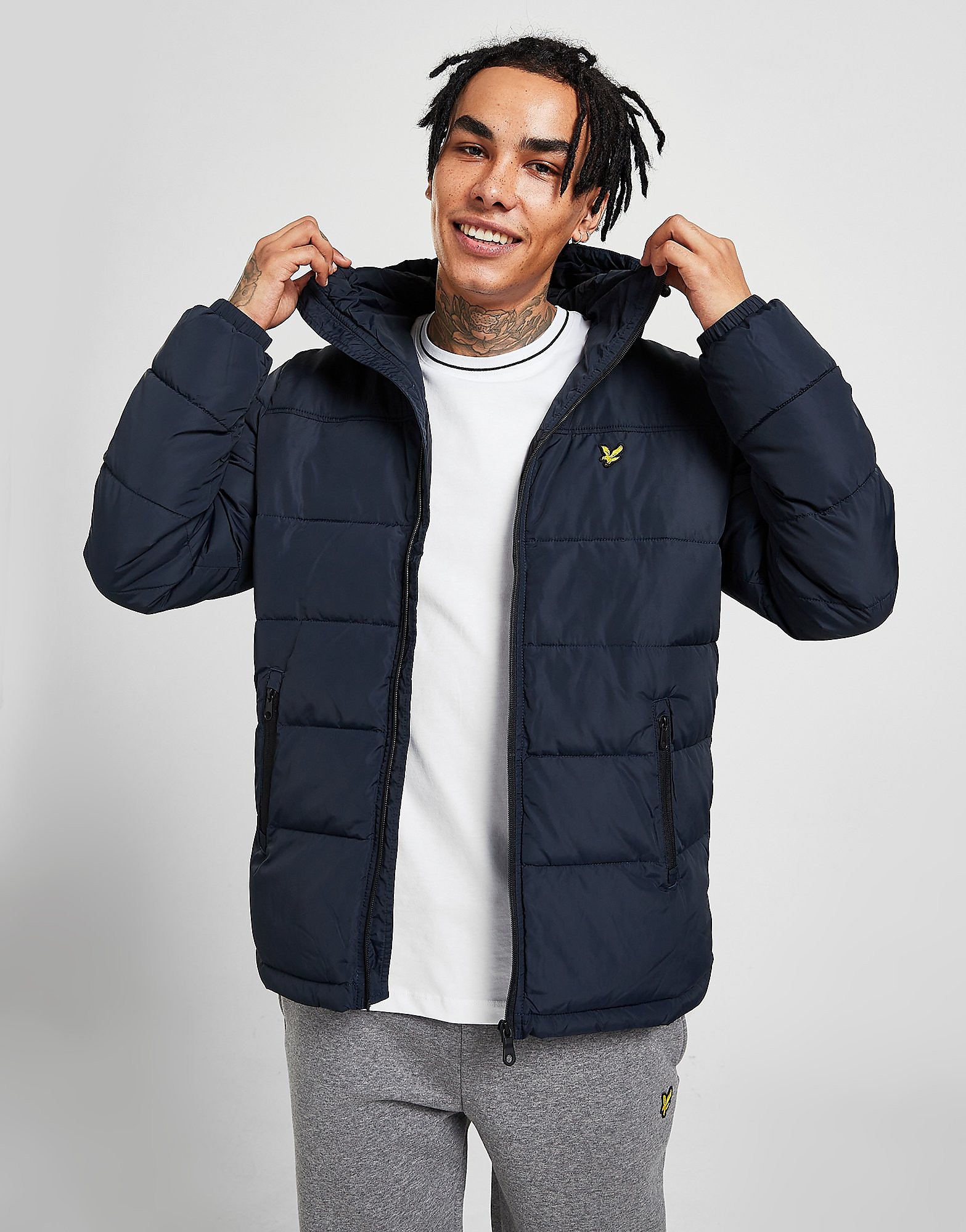 

Lyle & Scott Baffle Jacket - Navy - Mens, Navy