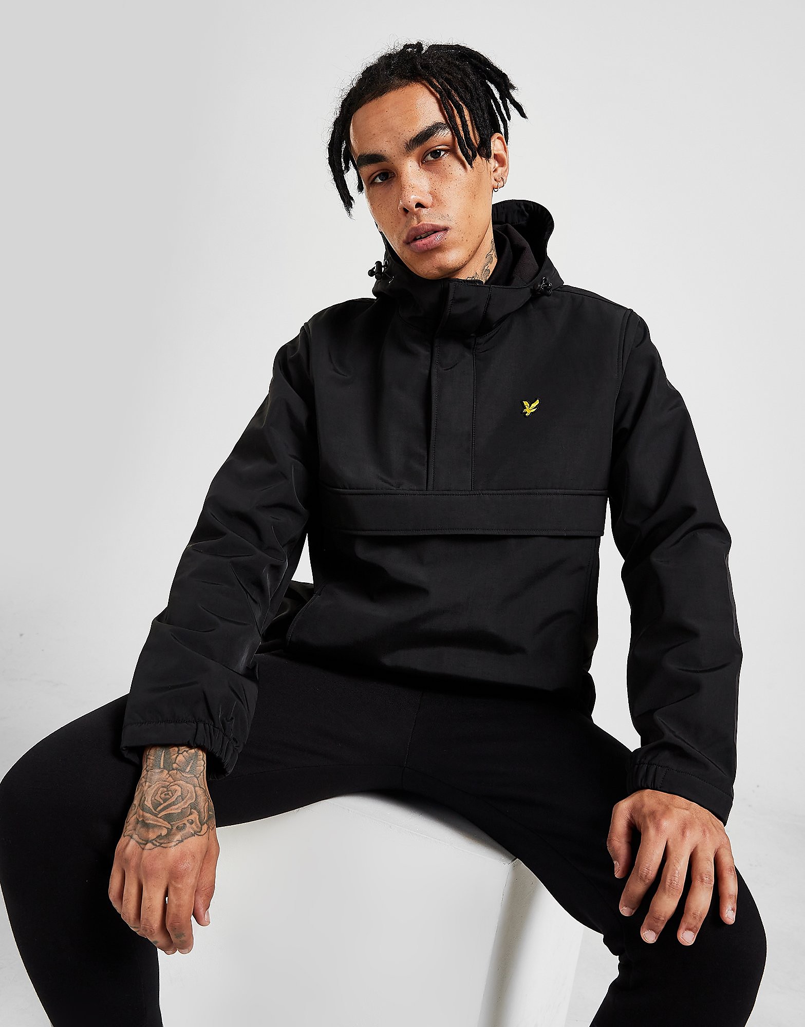 

Lyle & Scott Overhead Softshell Jacket - Black - Mens, Black