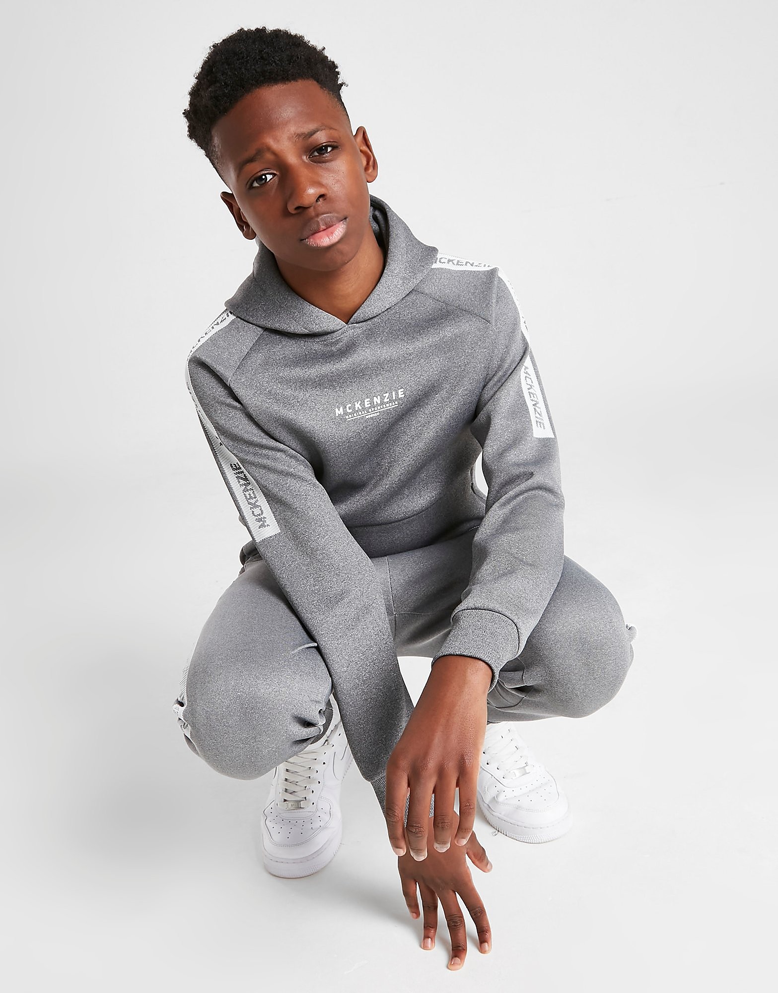 

McKenzie Oli Poly Overhead Hoodie Junior - Grey - Kids, Grey