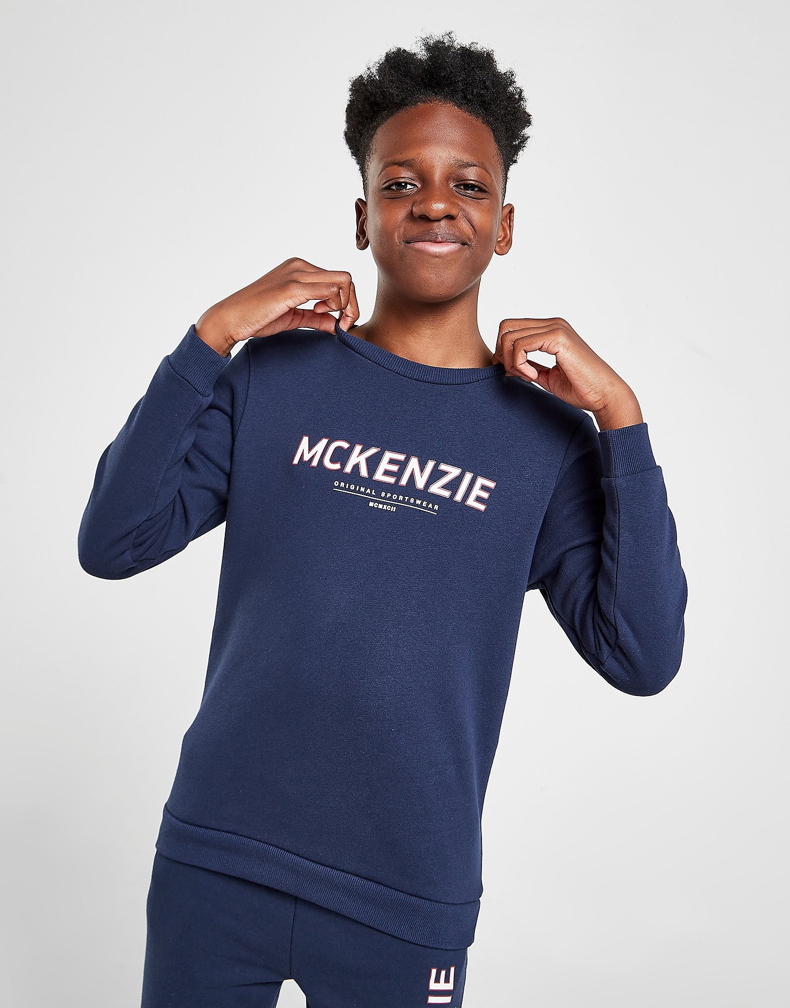

McKenzie Teo Fleece Crew Sweatshirt Junior - Blue - Kids, Blue