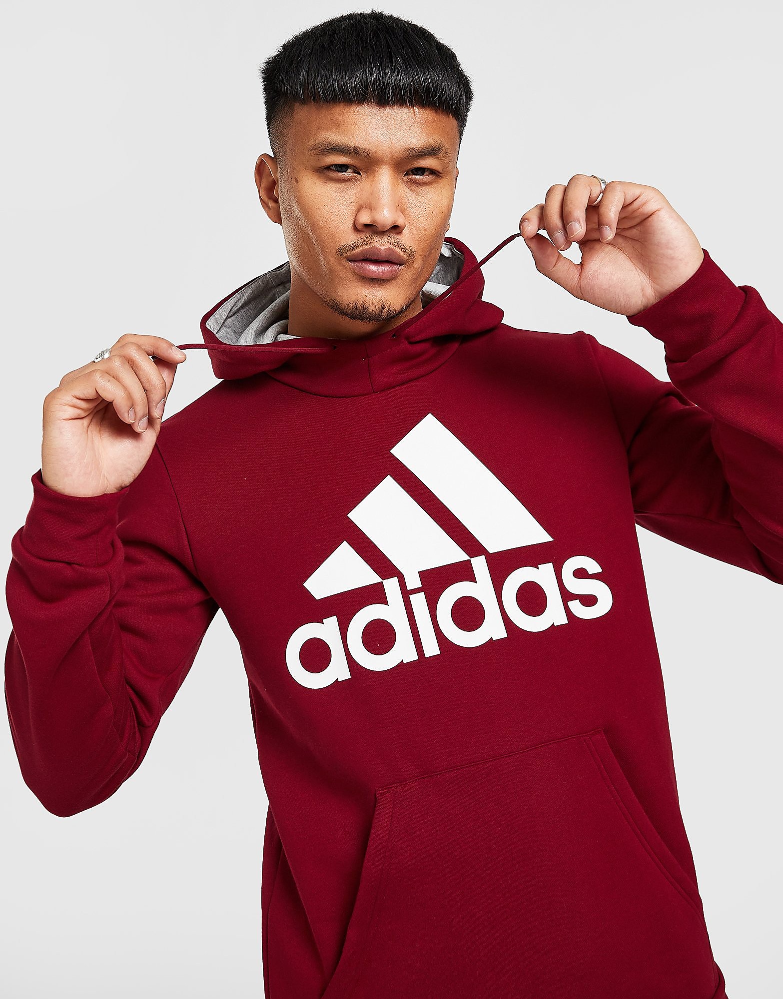 adidas Fury Hoodie - Only at JD - Red - Mens, Red
