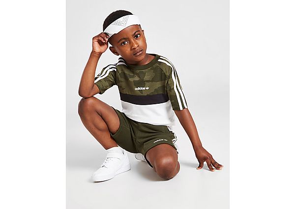 Adidas Originals Camo Itasca T-Shirt/Shorts Set Children - Kind