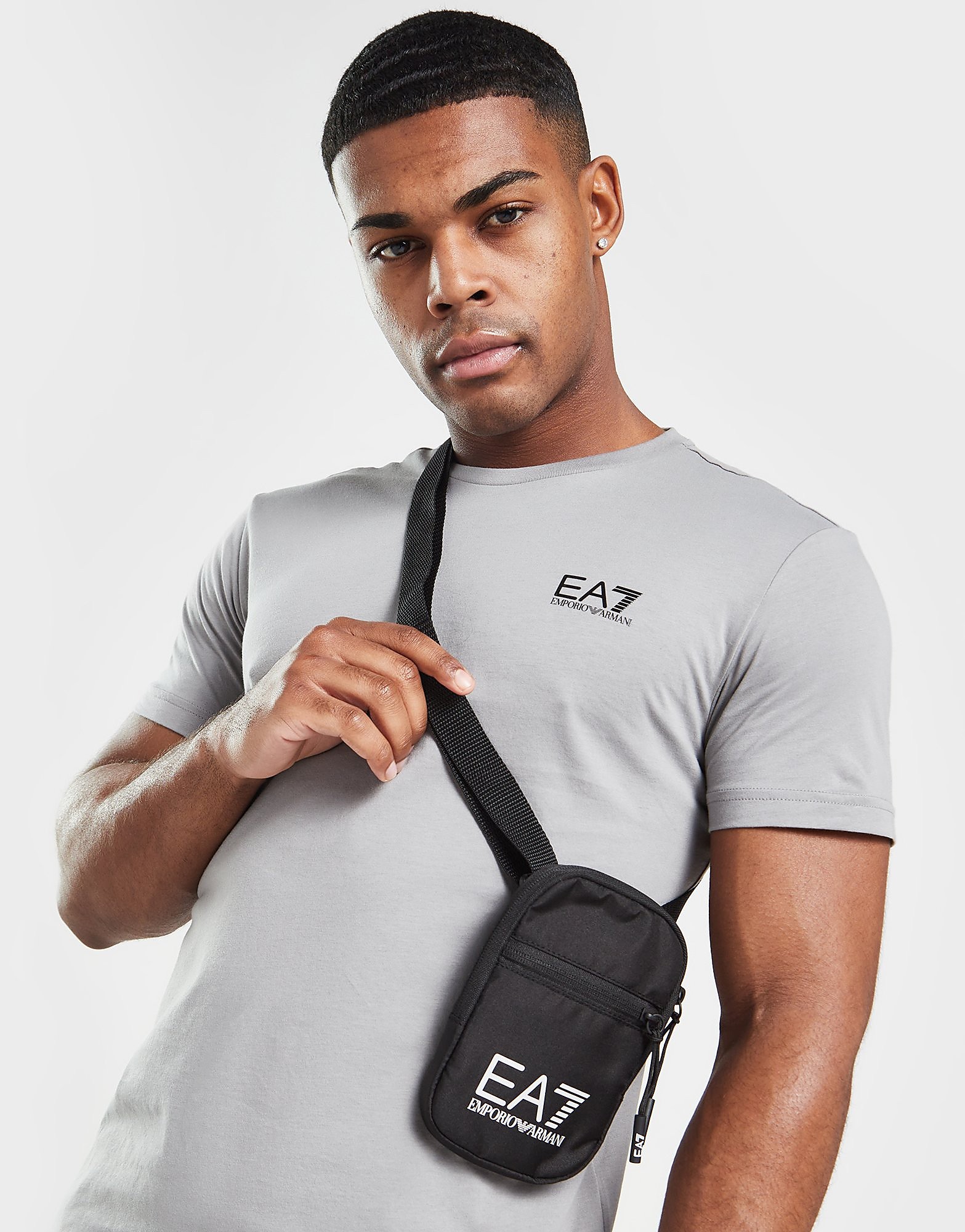 

Emporio Armani EA7 Train Mini Pouch - Black - Mens, Black