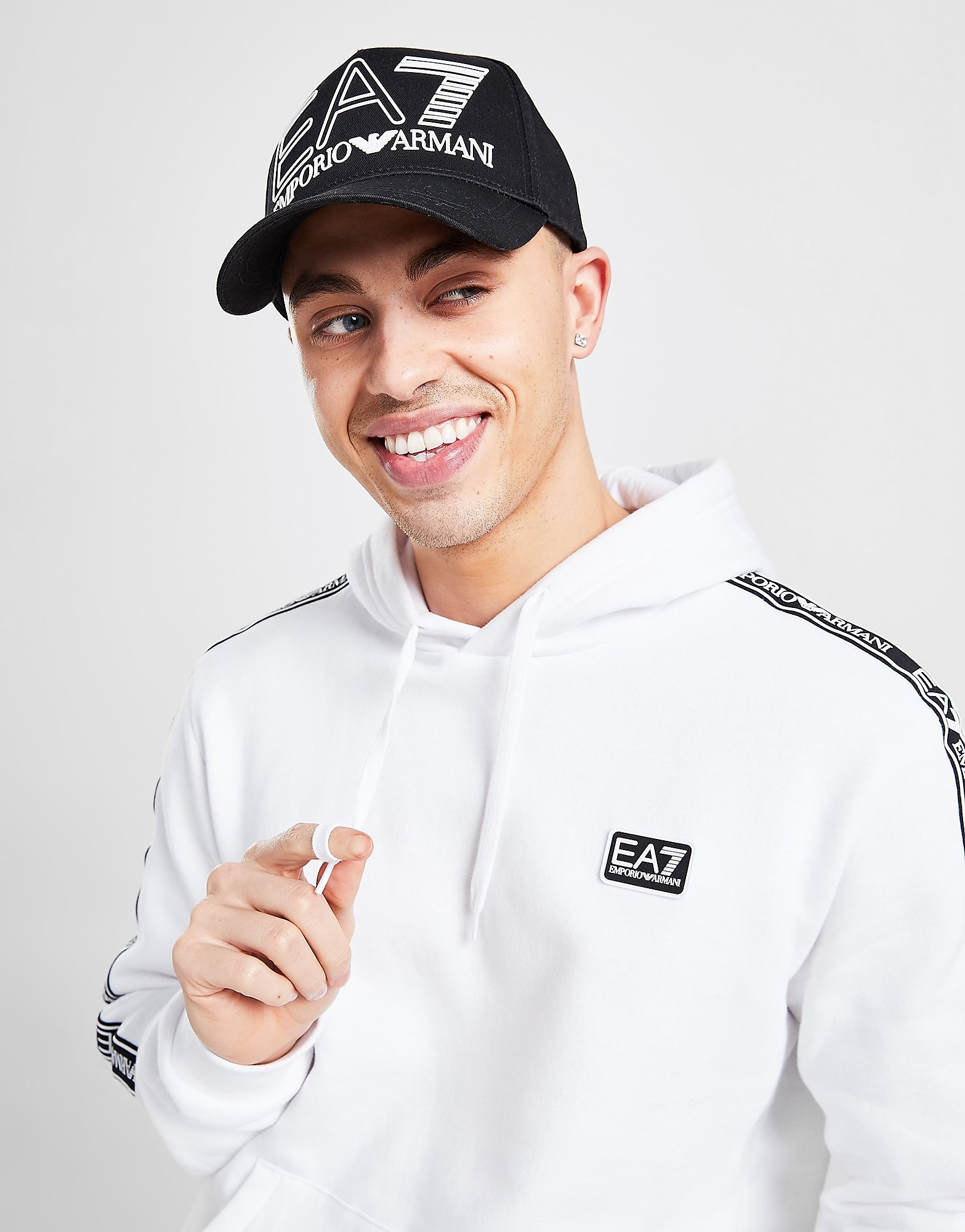 

Emporio Armani EA7 Train Visibility Cap - Black - Mens, Black