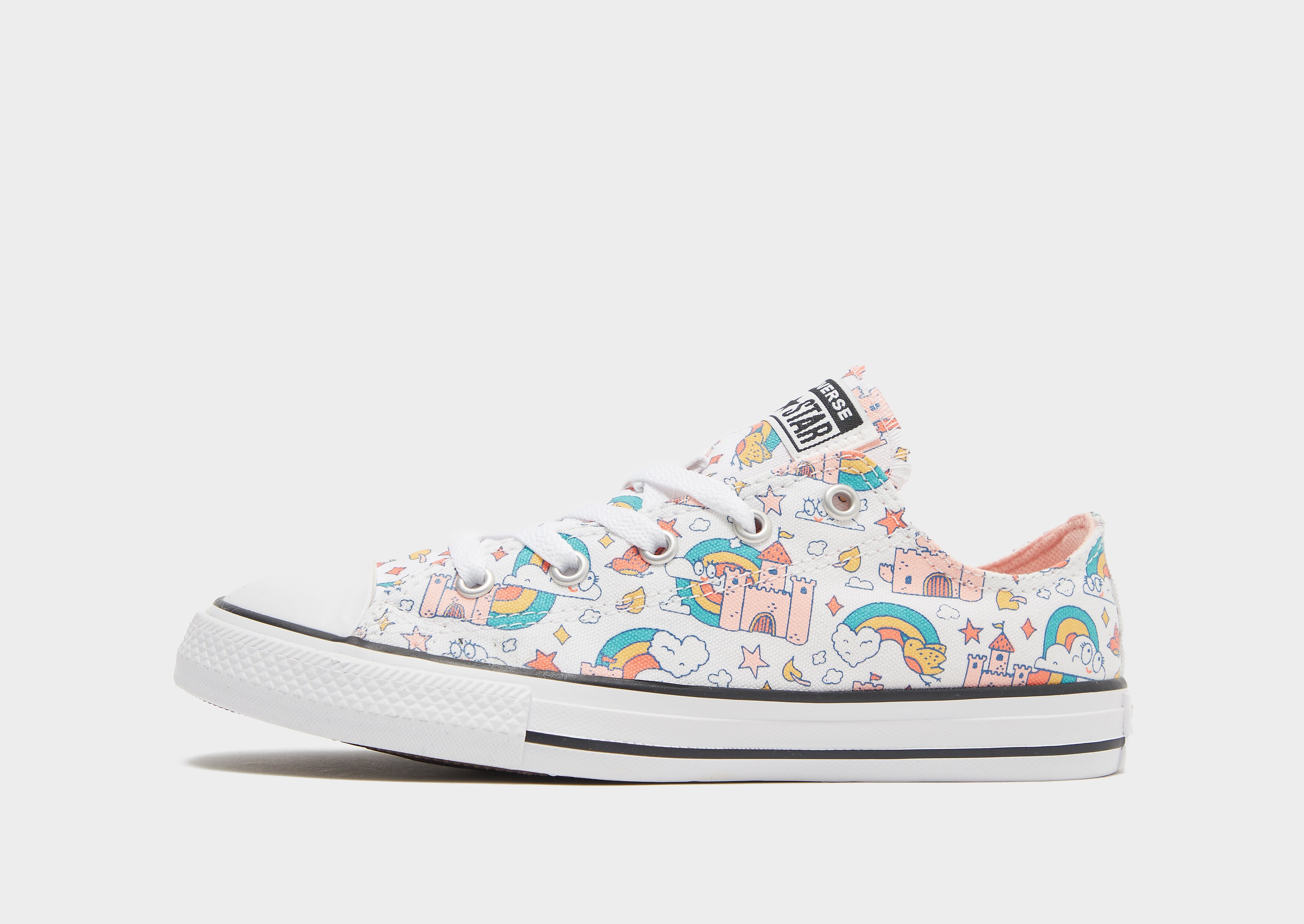 Converse Chuck Taylor All Star Ox Rainbow Children - White - Kids, White