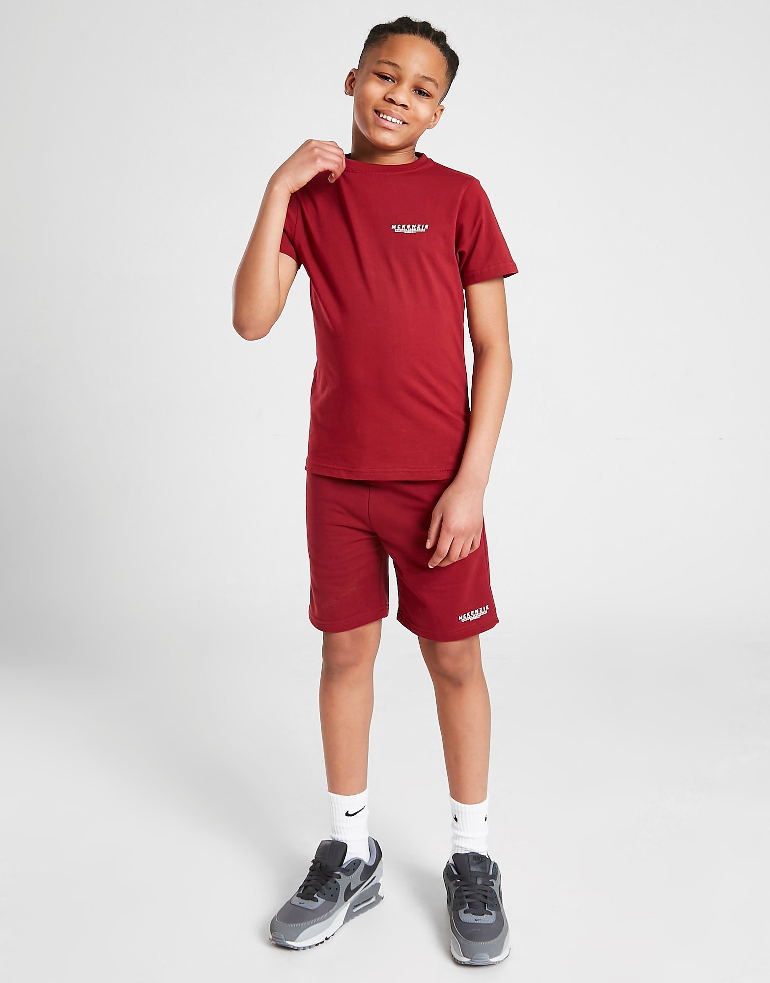 

McKenzie Essential Fleece Shorts Junior - Red - Kids, Red