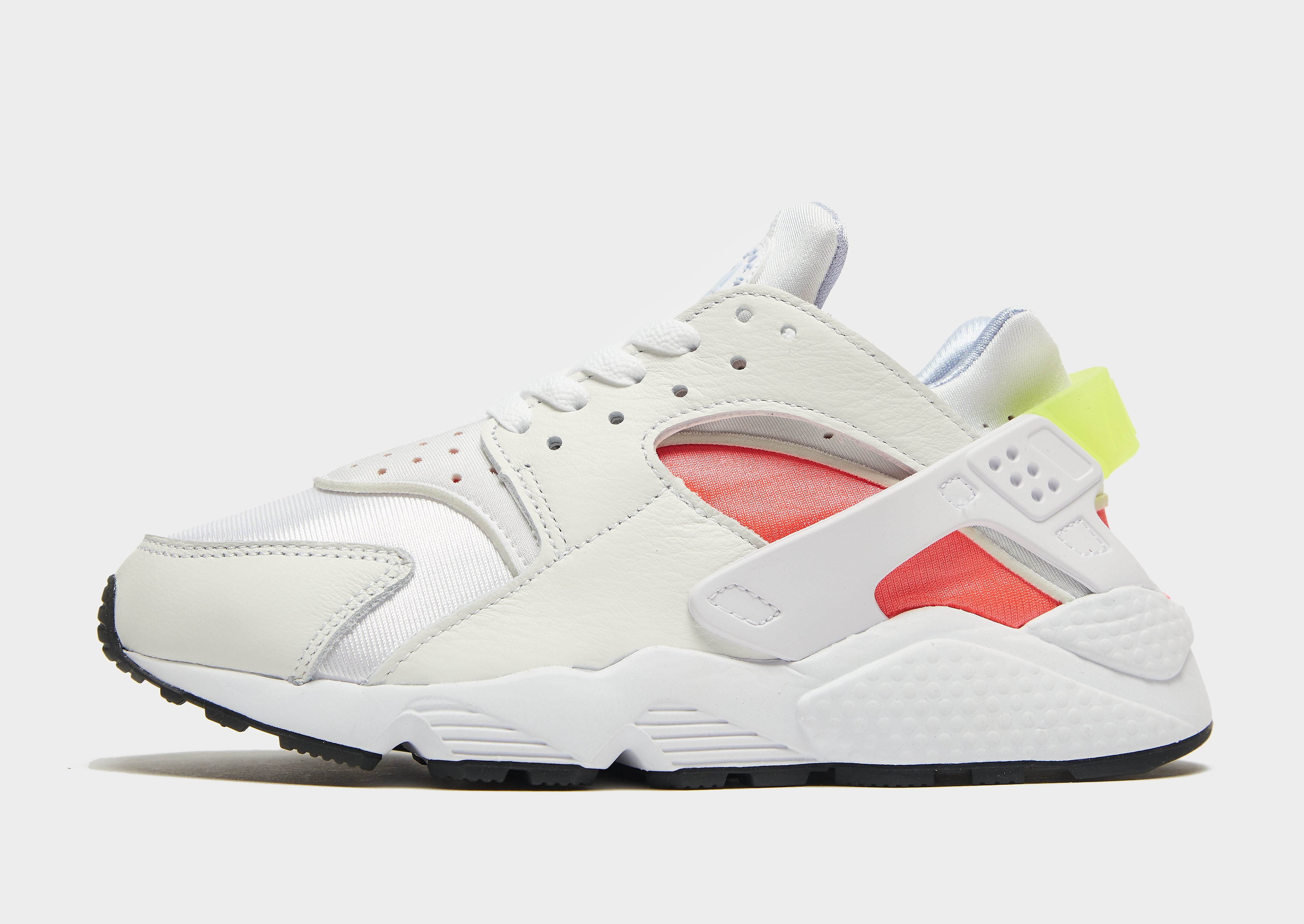 

Nike Air Huarache Women's - White/Bright Crimson/Black/Volt, White/Bright Crimson/Black/Volt